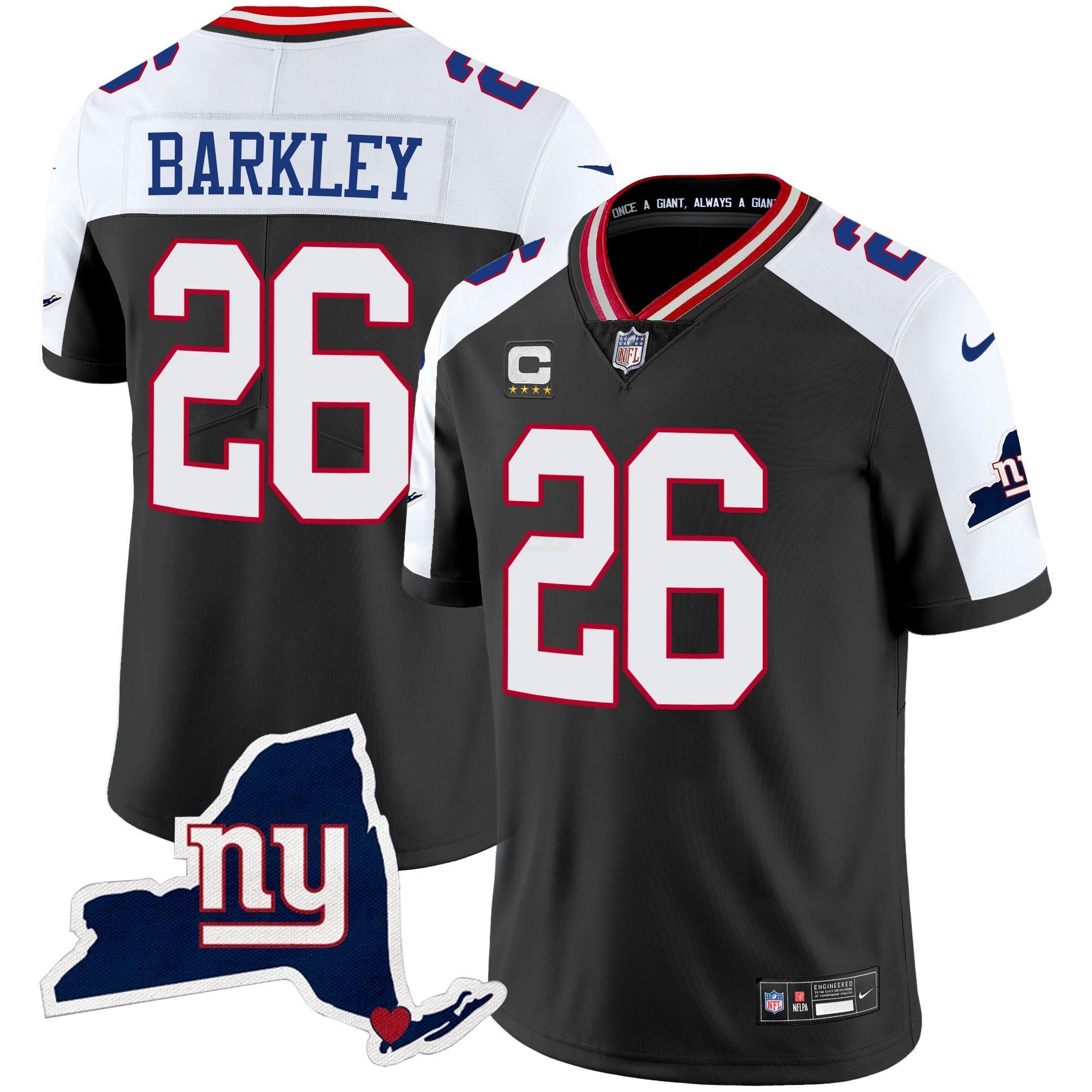 Camisa NFL Men’s New York State Map Patch Limited Jersey