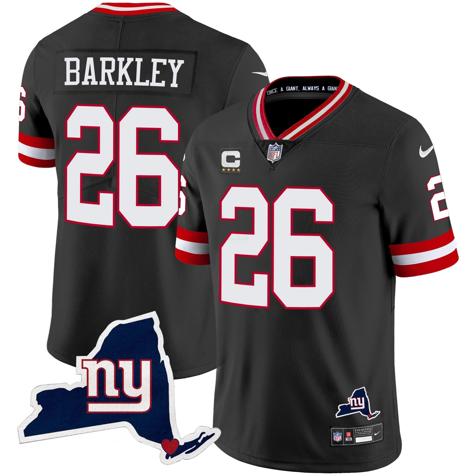 Camisa NFL Men’s New York State Map Patch Limited Jersey