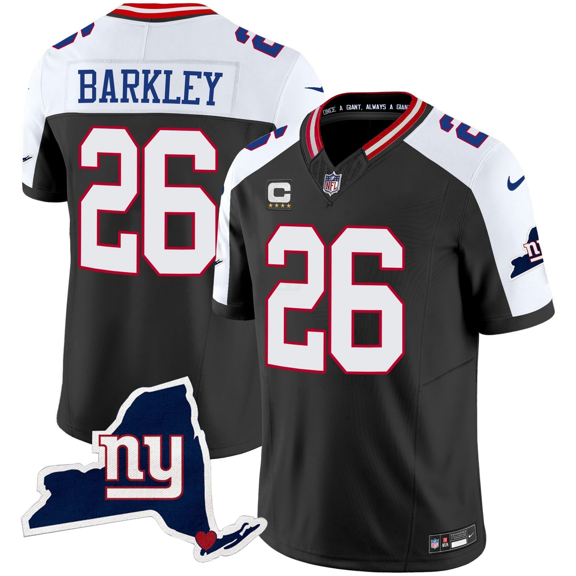 Camisa NFL Men’s New York State Map Patch Limited Jersey V2