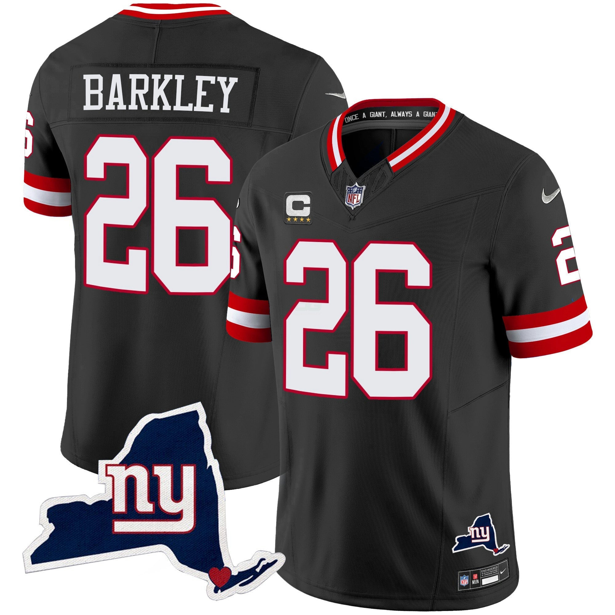 Camisa NFL Men’s New York State Map Patch Limited Jersey V2