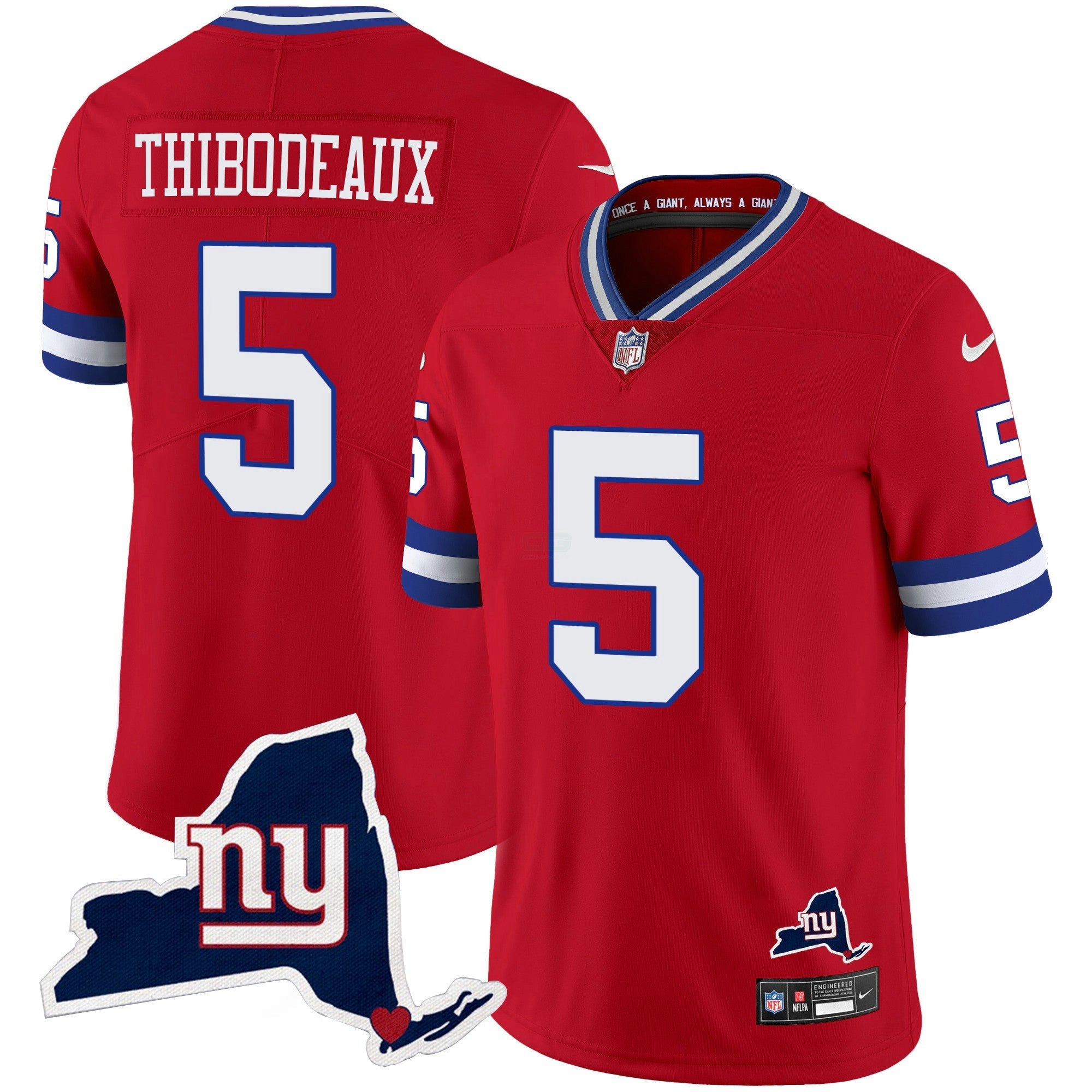 Camisa NFL Men’s New York State Map Patch Limited Jersey