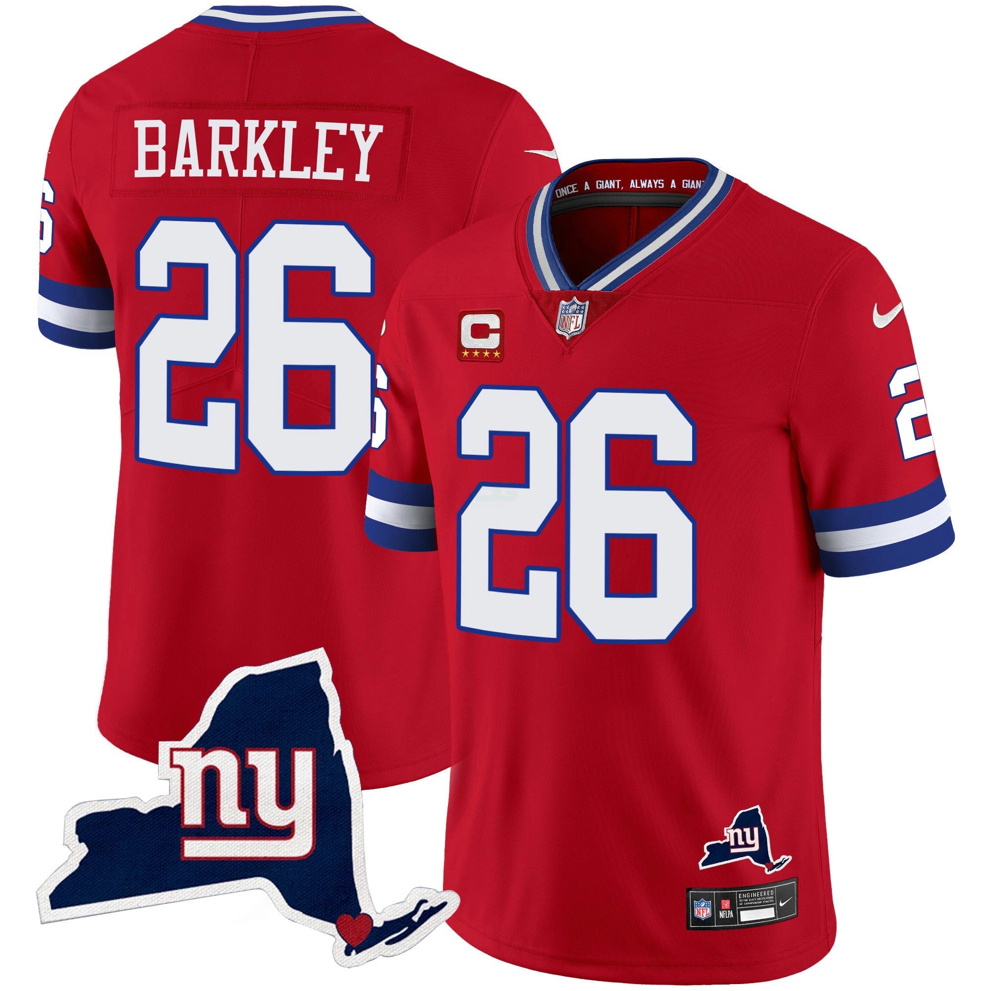 Camisa NFL Men’s New York State Map Patch Limited Jersey