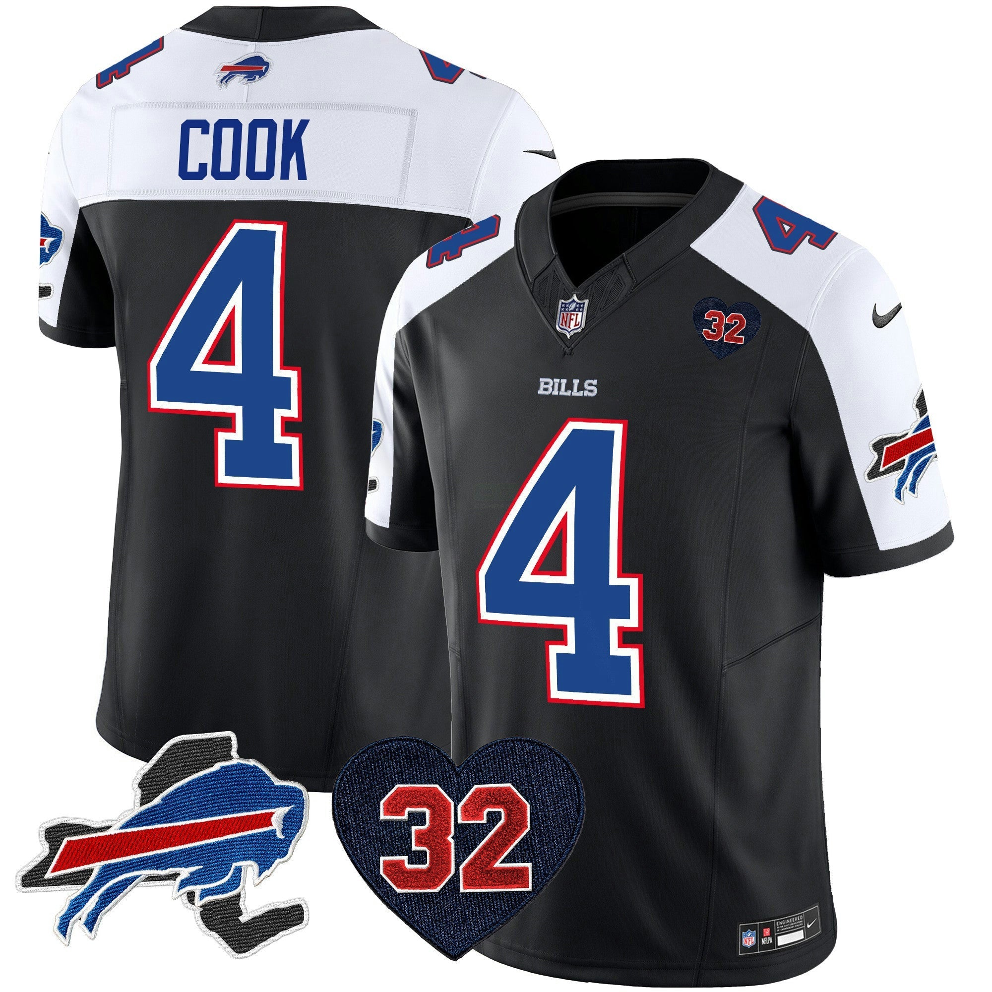 Camisa NFL Men’s O.J. Simpson Patch Vapor Limited Jersey