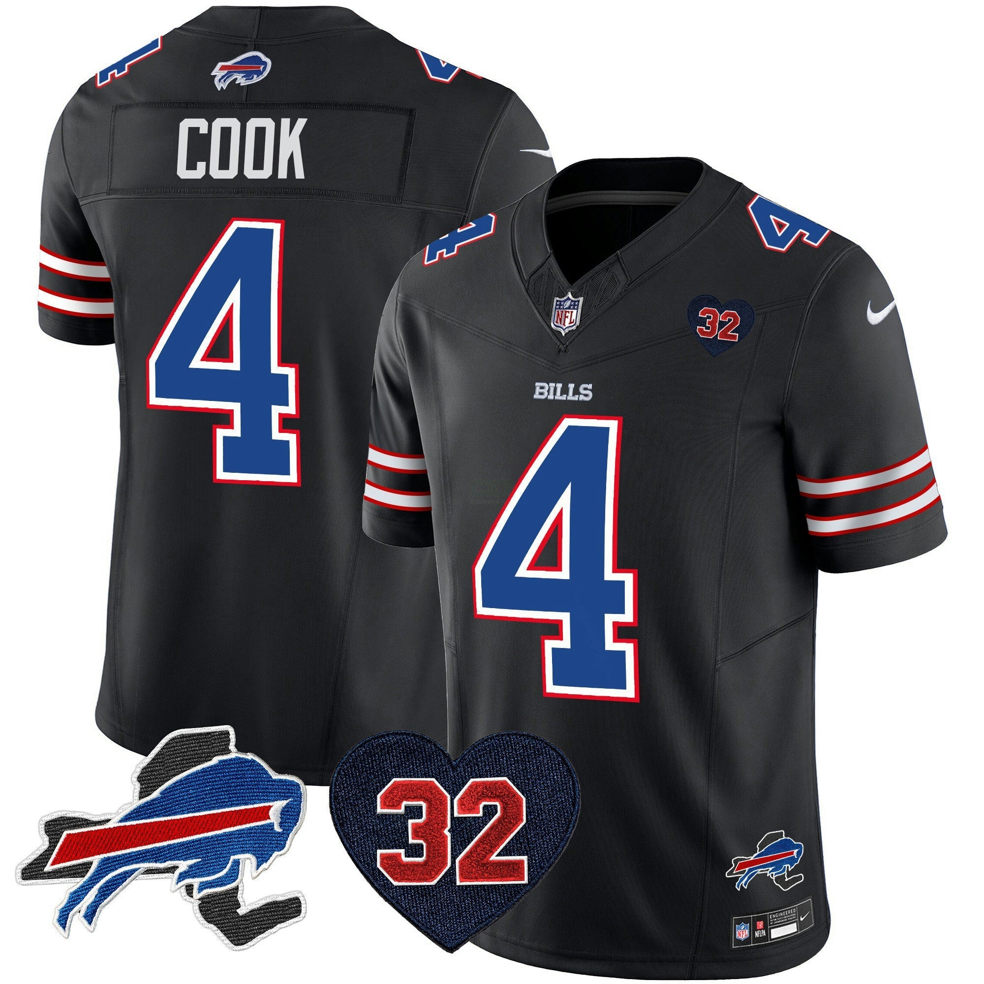 Camisa NFL Men’s O.J. Simpson Patch Vapor Limited Jersey