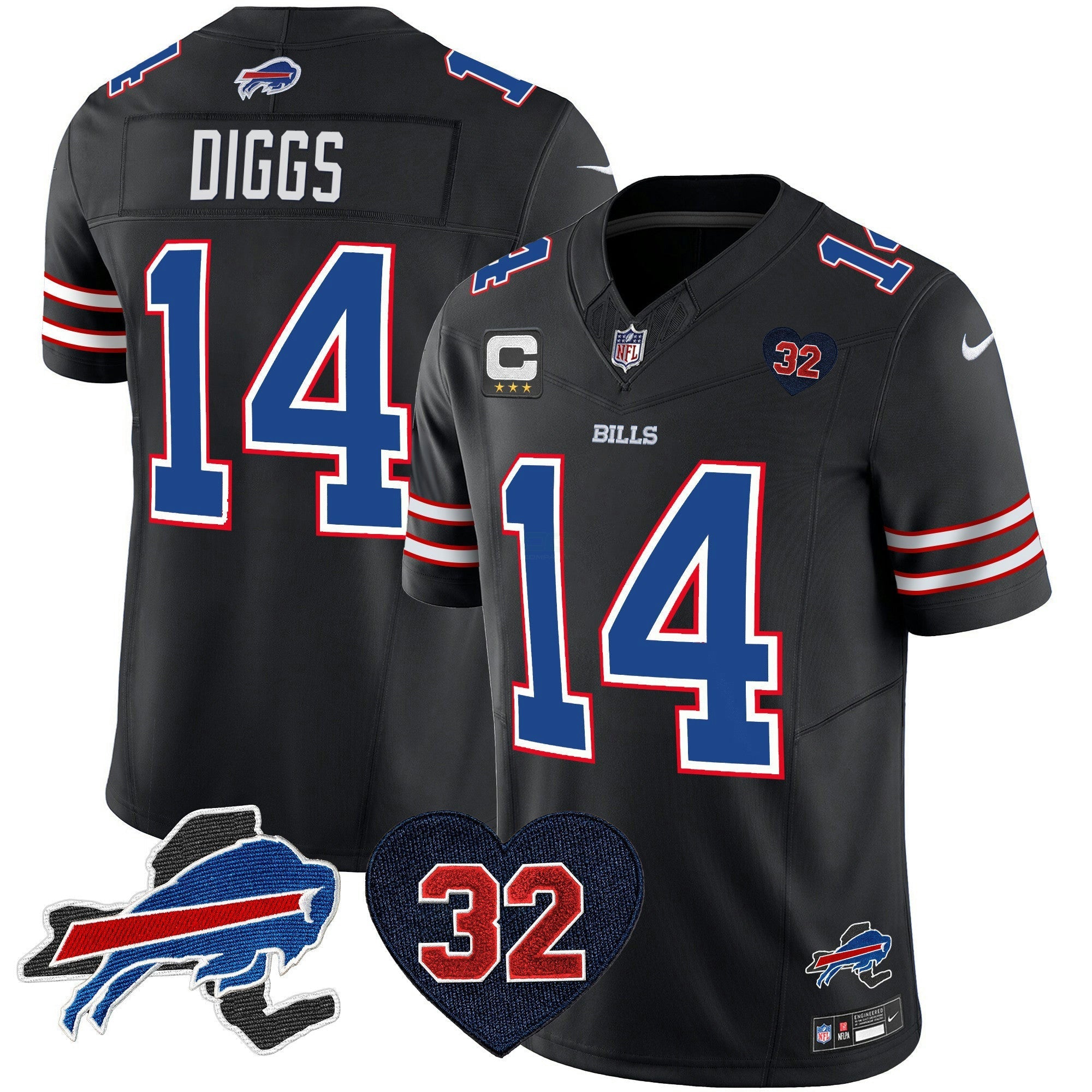 Camisa NFL Men’s O.J. Simpson Patch Vapor Limited Jersey