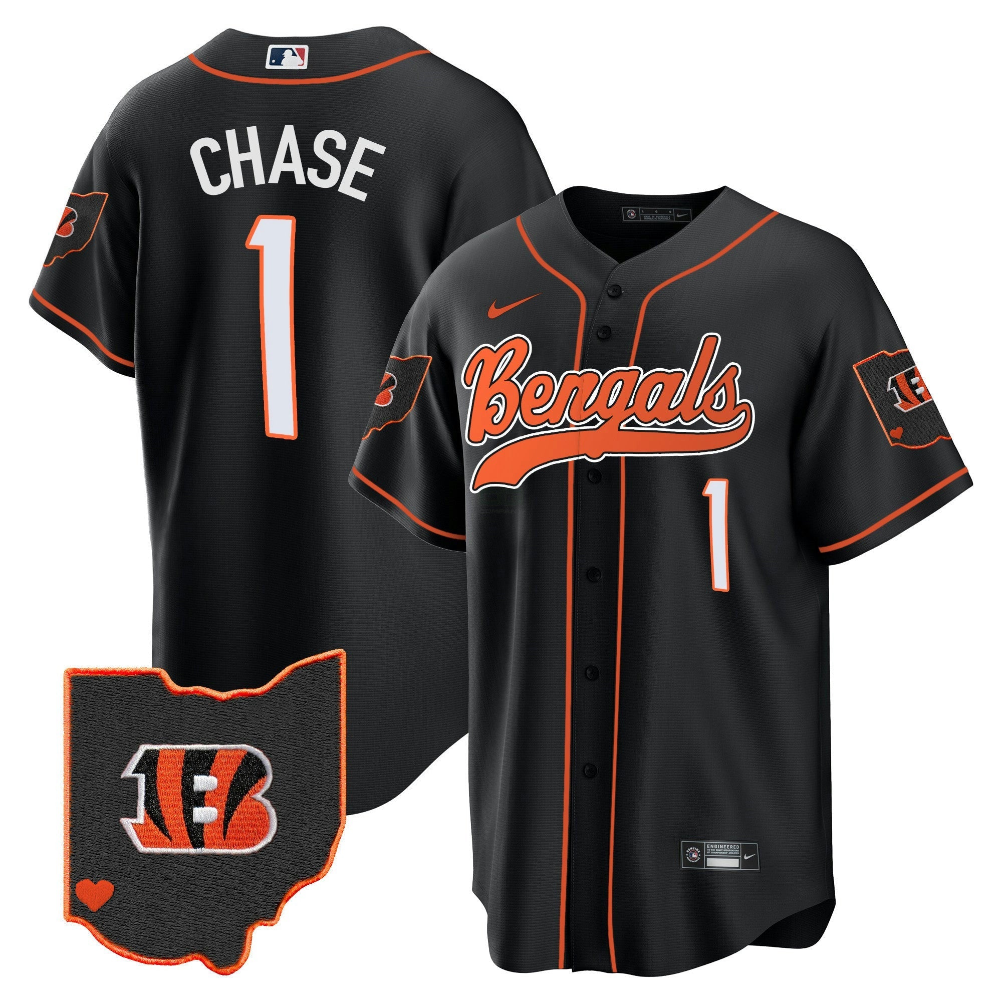 Camisa NFL Men’s Ohio Patch Jersey