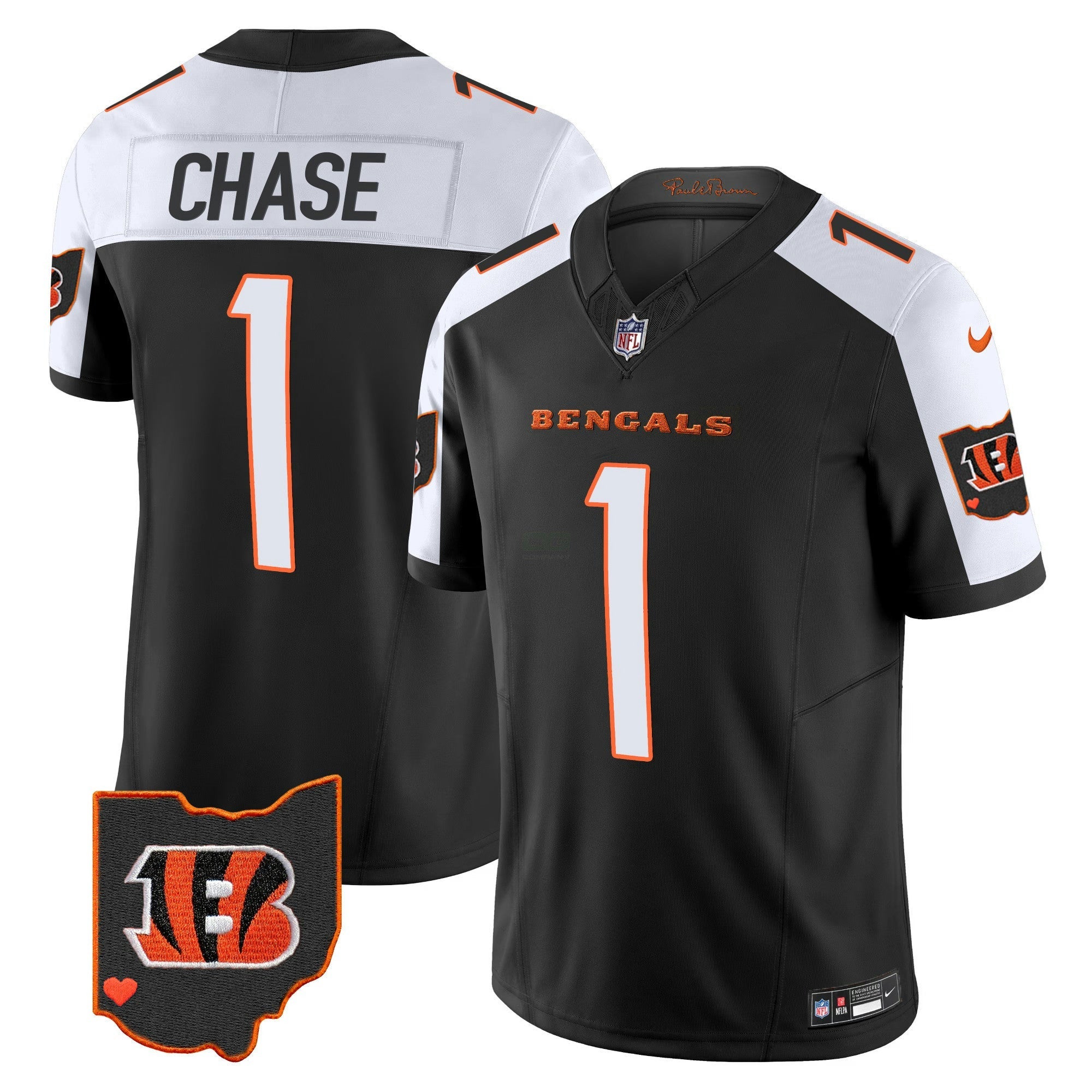 Camisa NFL Men’s Ohio Patch Vapor Limited Jersey
