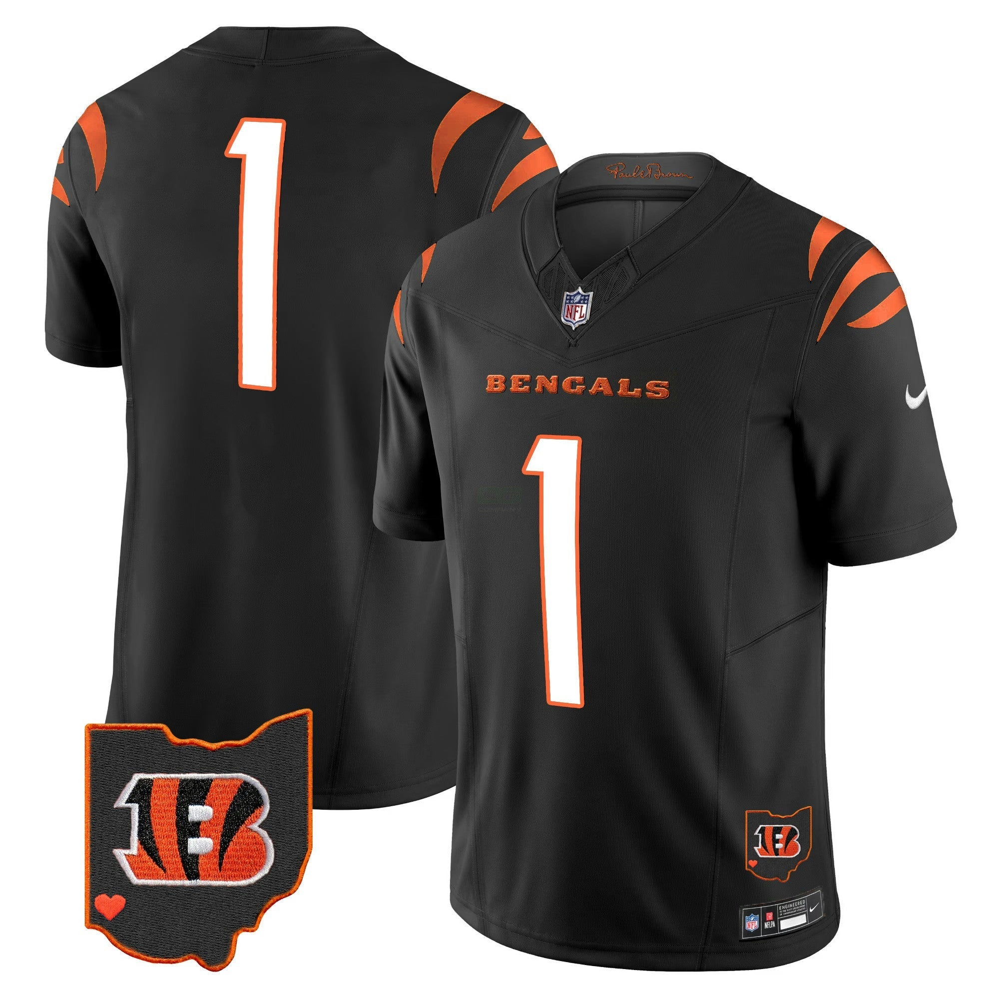 Camisa NFL Men’s Ohio Patch Vapor Limited Jersey