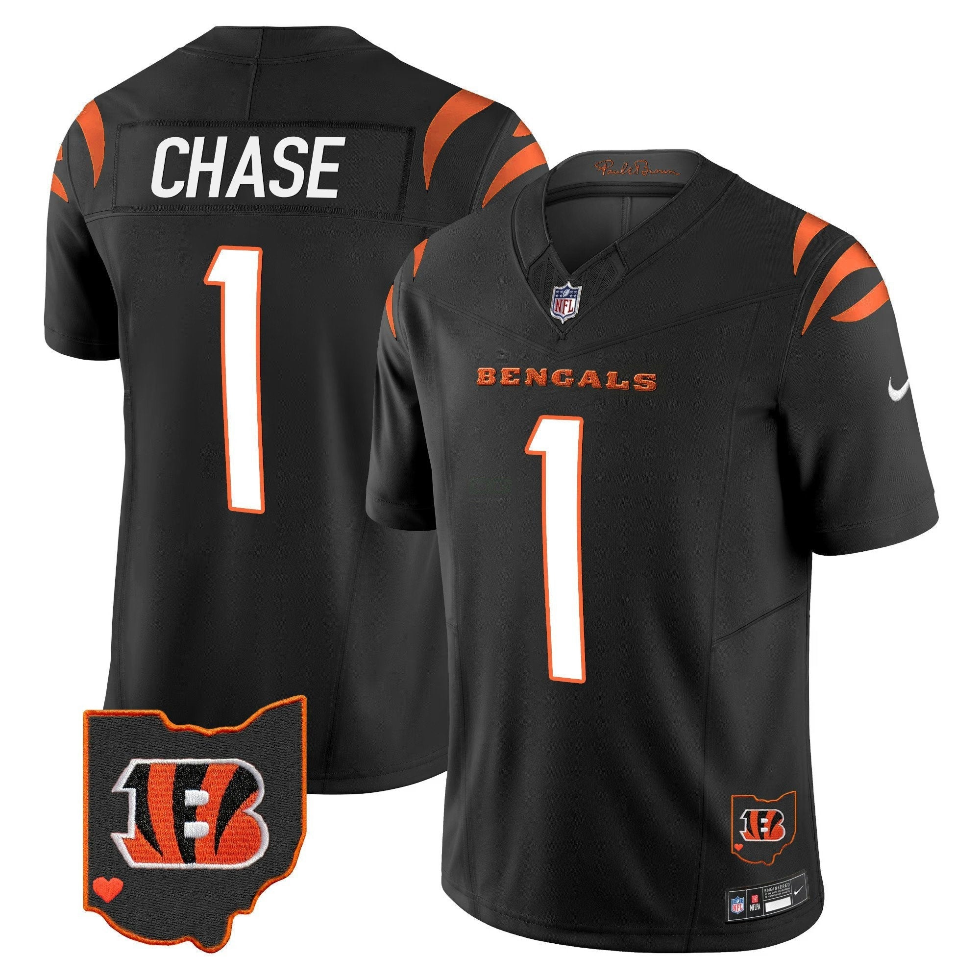 Camisa NFL Men’s Ohio Patch Vapor Limited Jersey