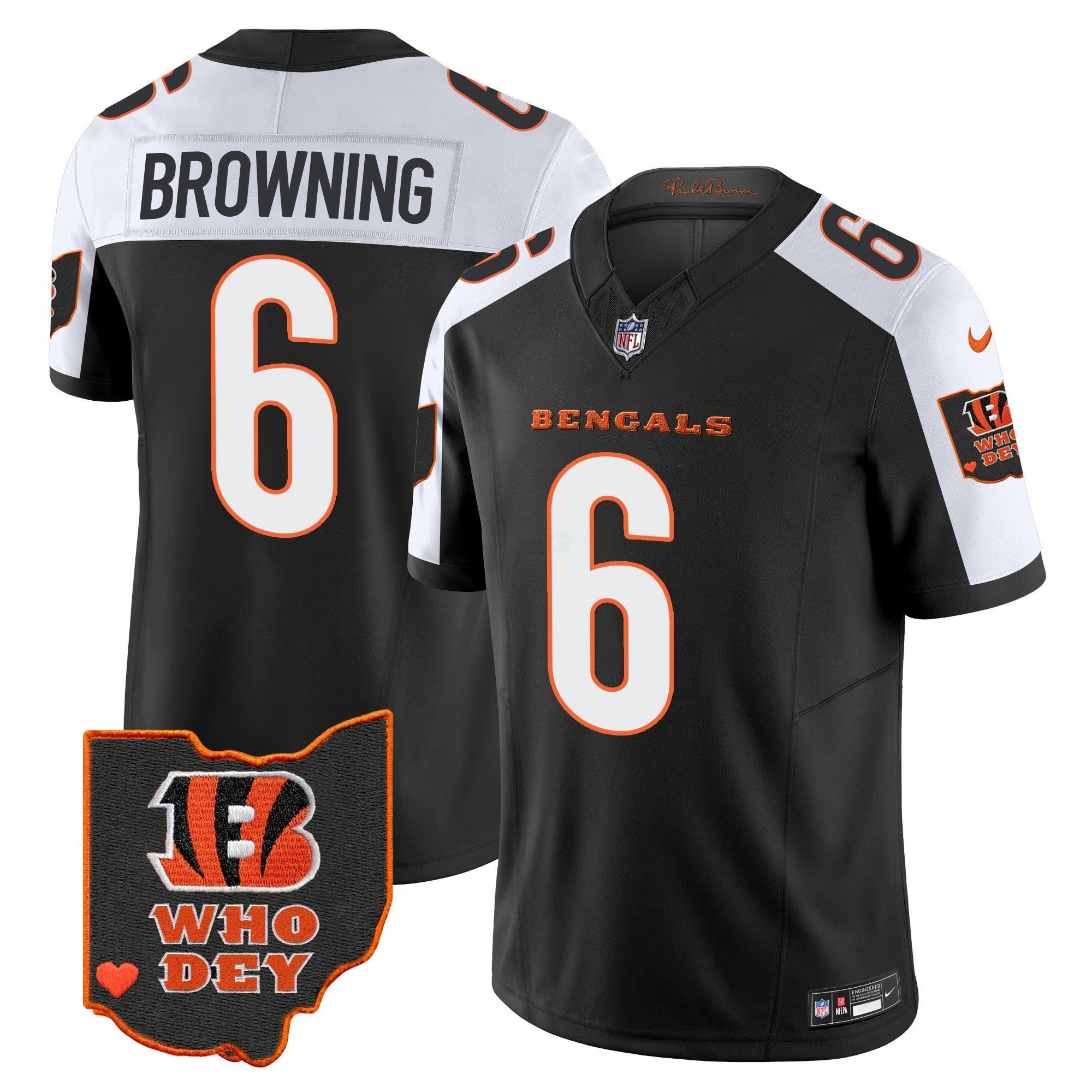Camisa NFL Men’s Ohio Patch Vapor Limited Jersey V2
