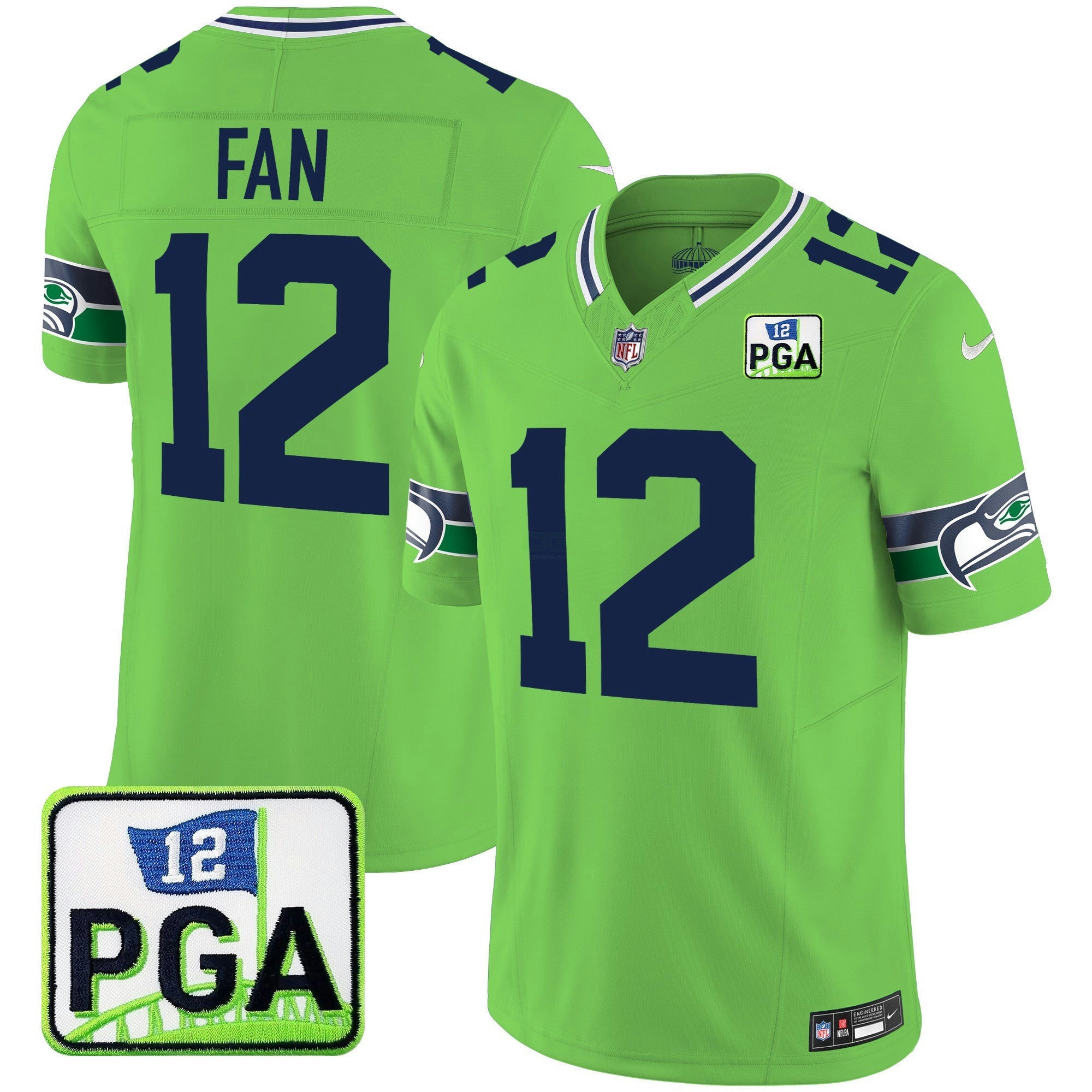 Camisa NFL Men’s PGA Patch Vapor Limited Jersey