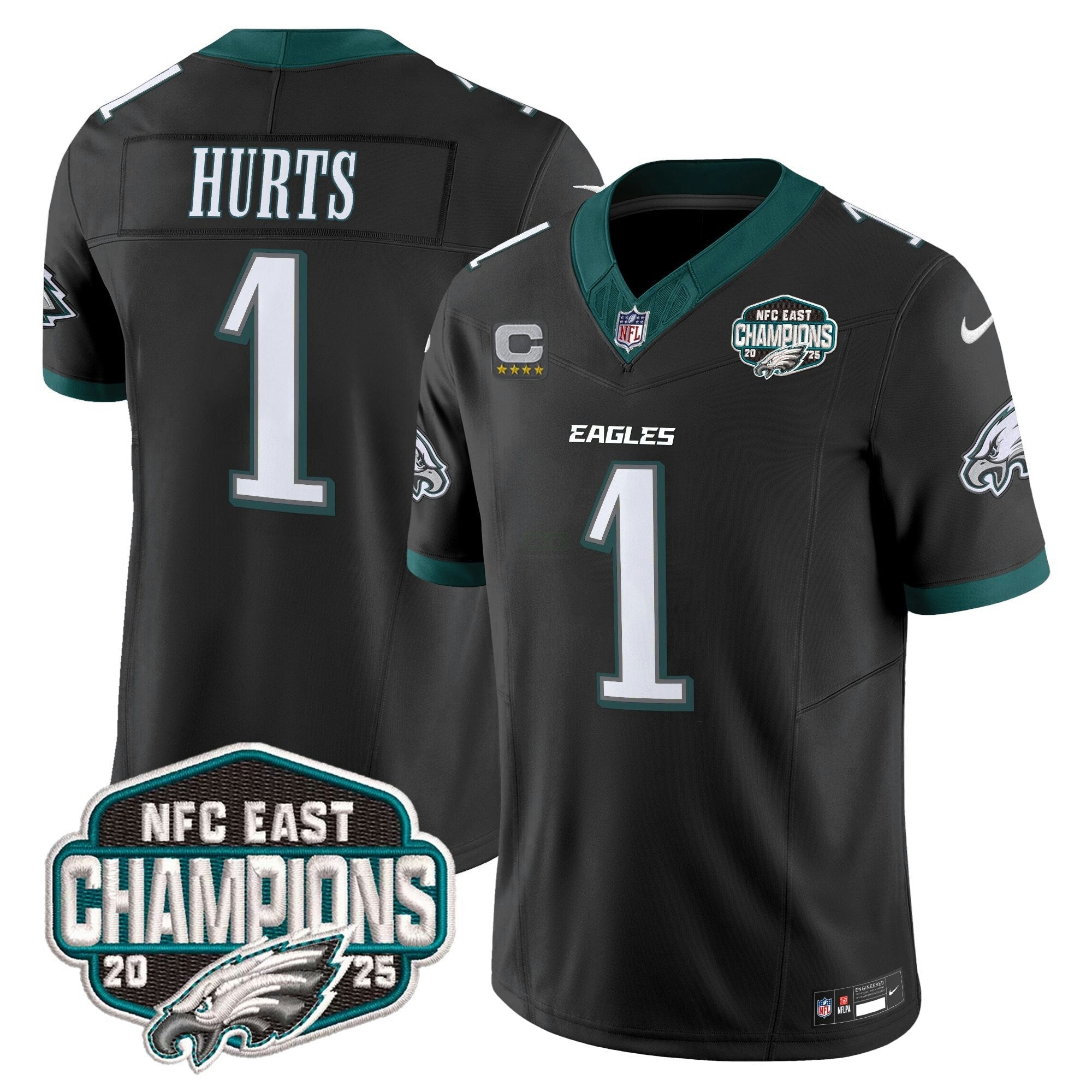 Camisa NFL Men’s Philadelphia 2025 NFC East Division Champions Vapor Limited Jersey