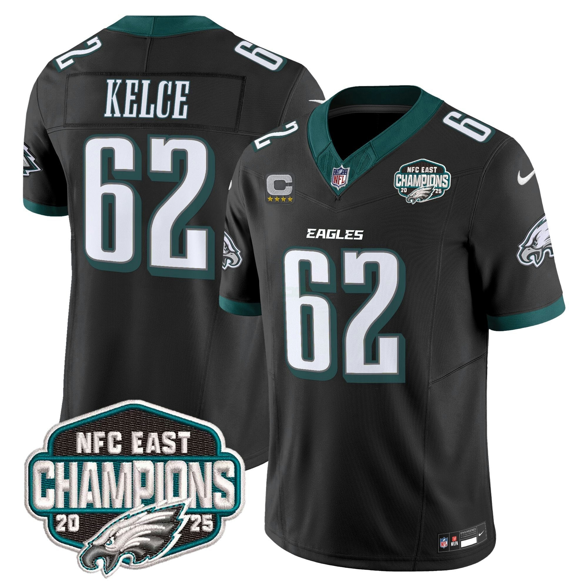 Camisa NFL Men’s Philadelphia 2025 NFC East Division Champions Vapor Limited Jersey