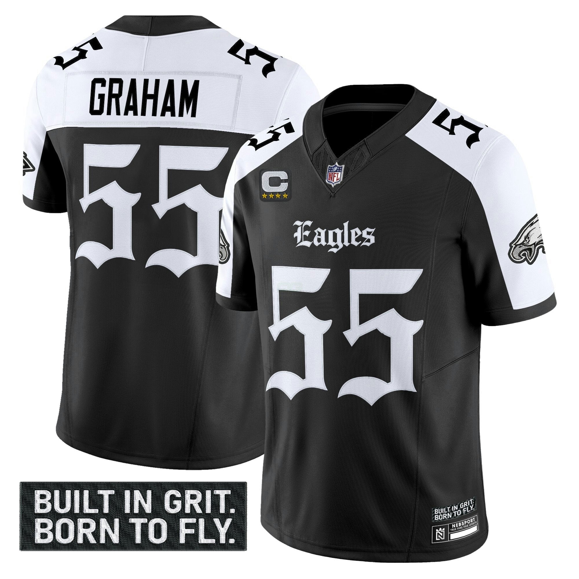 Camisa NFL Men’s Philadelphia ‘Gothic Philly Edition’ Vapor Limited Jersey V2