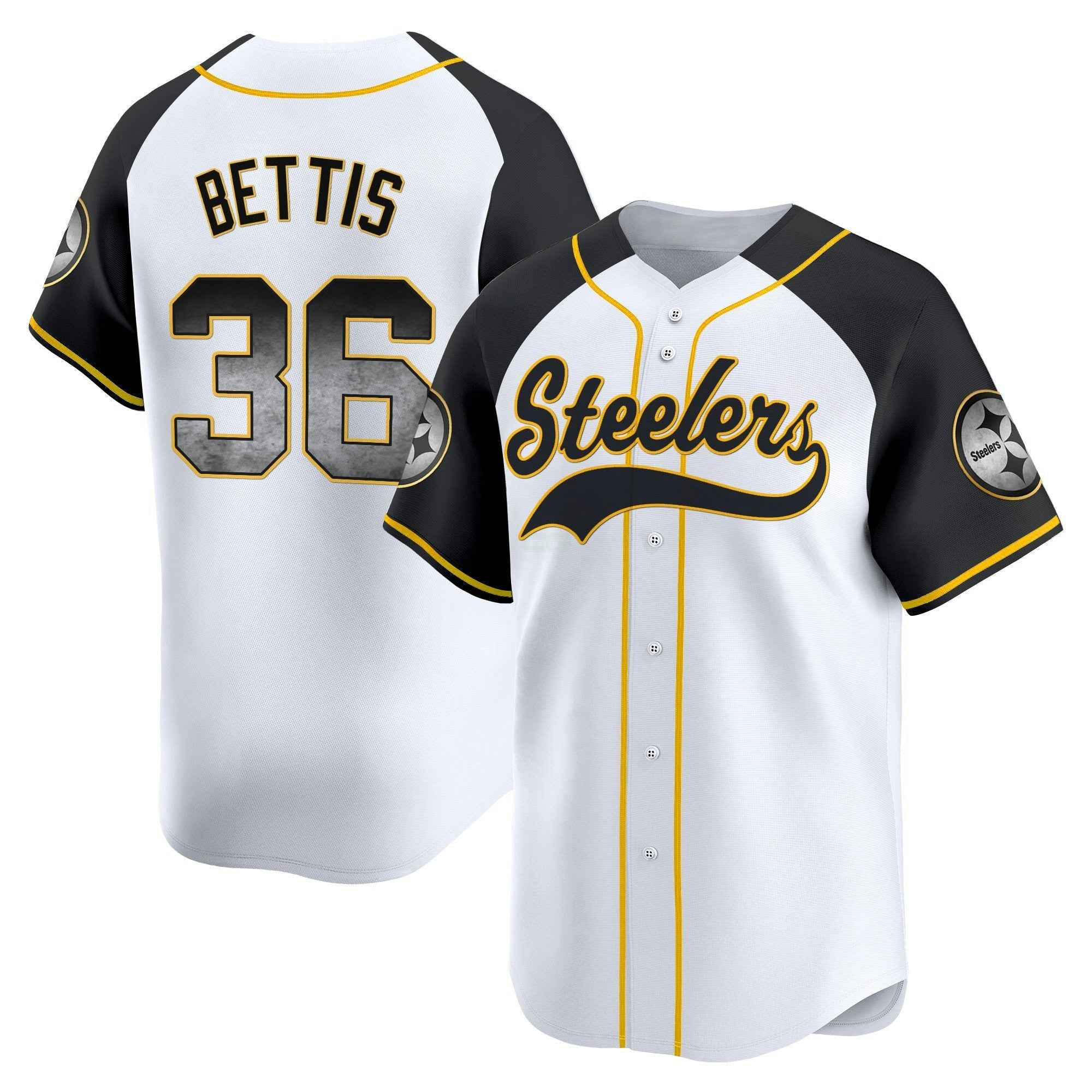 Camisa NFL Men’s Pittsburgh Arch Smoke Vapor Jersey