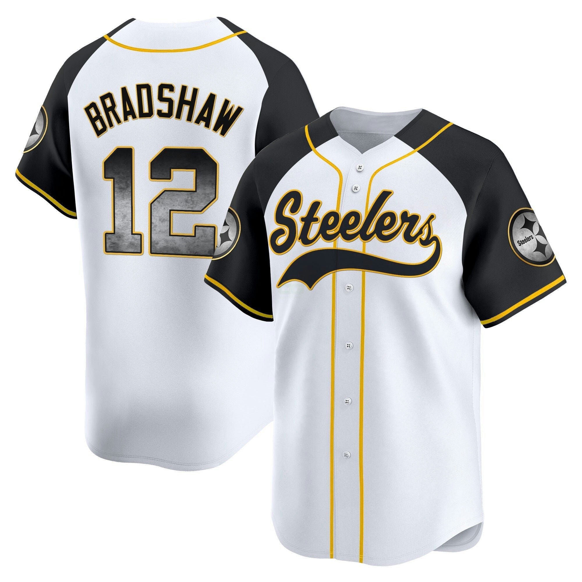 Camisa NFL Men’s Pittsburgh Arch Smoke Vapor Jersey
