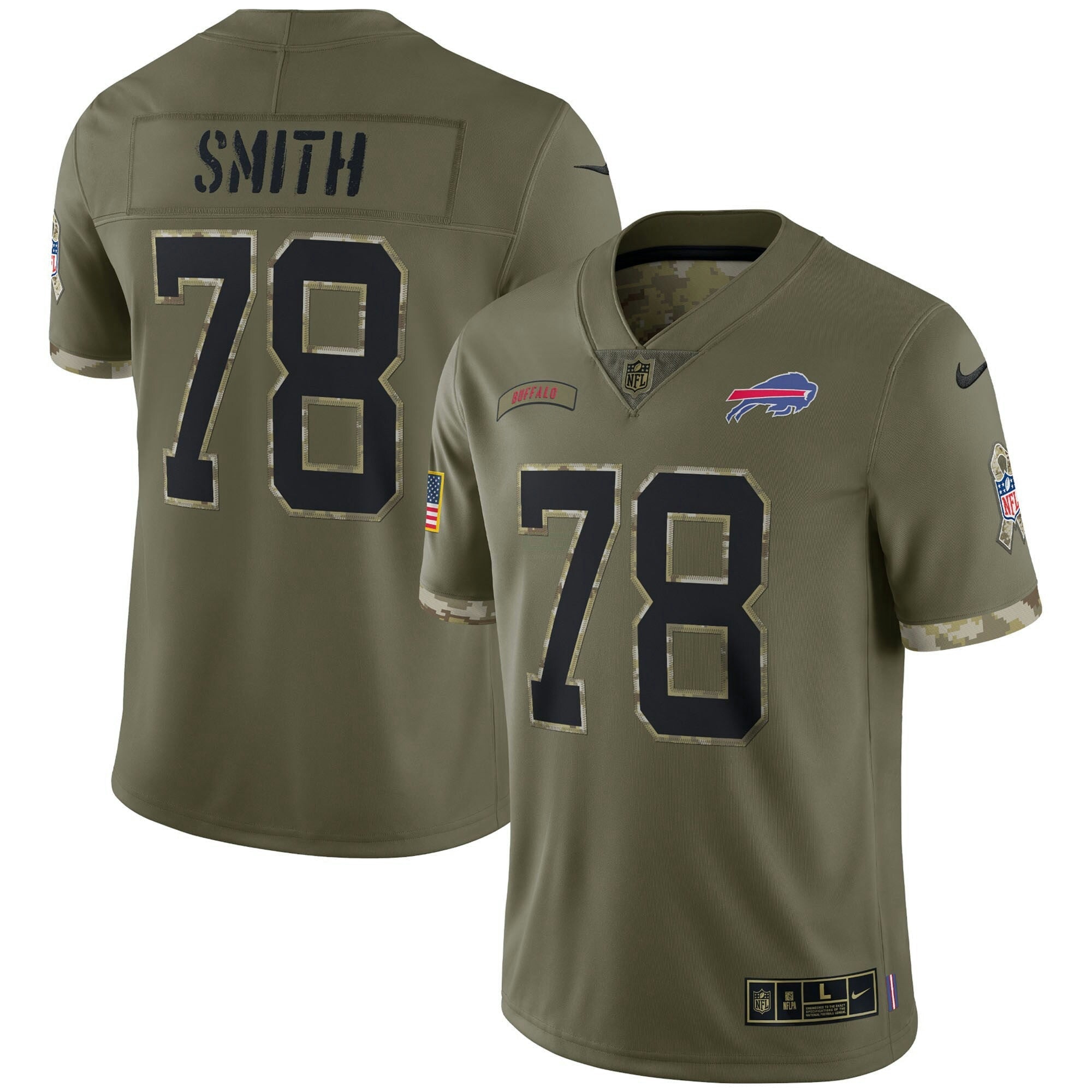Camisa NFL Men’s Salute To Service 2022 Limited – Olive - Salute To Service