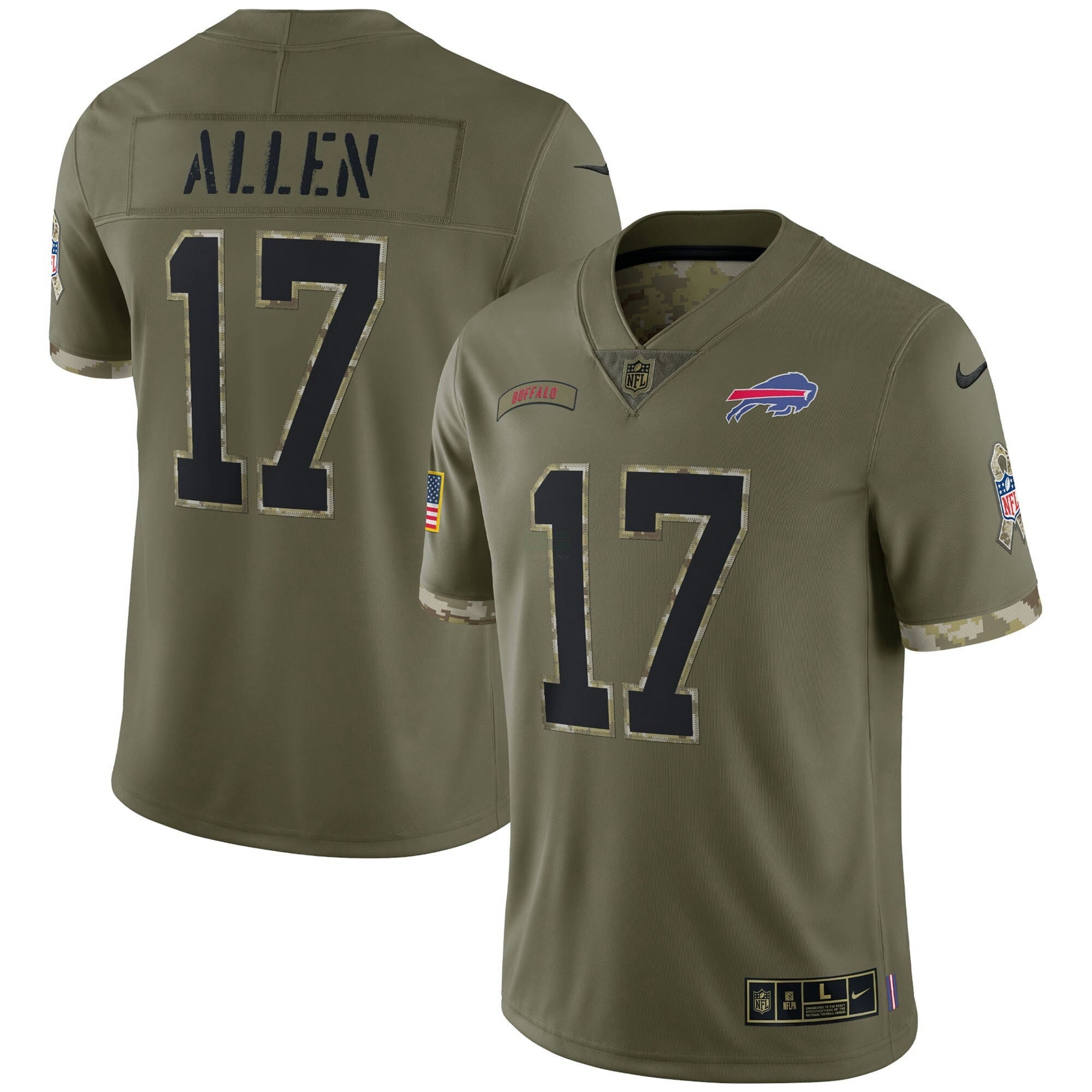 Camisa NFL Men’s Salute To Service 2022 Limited – Olive - Salute To Service