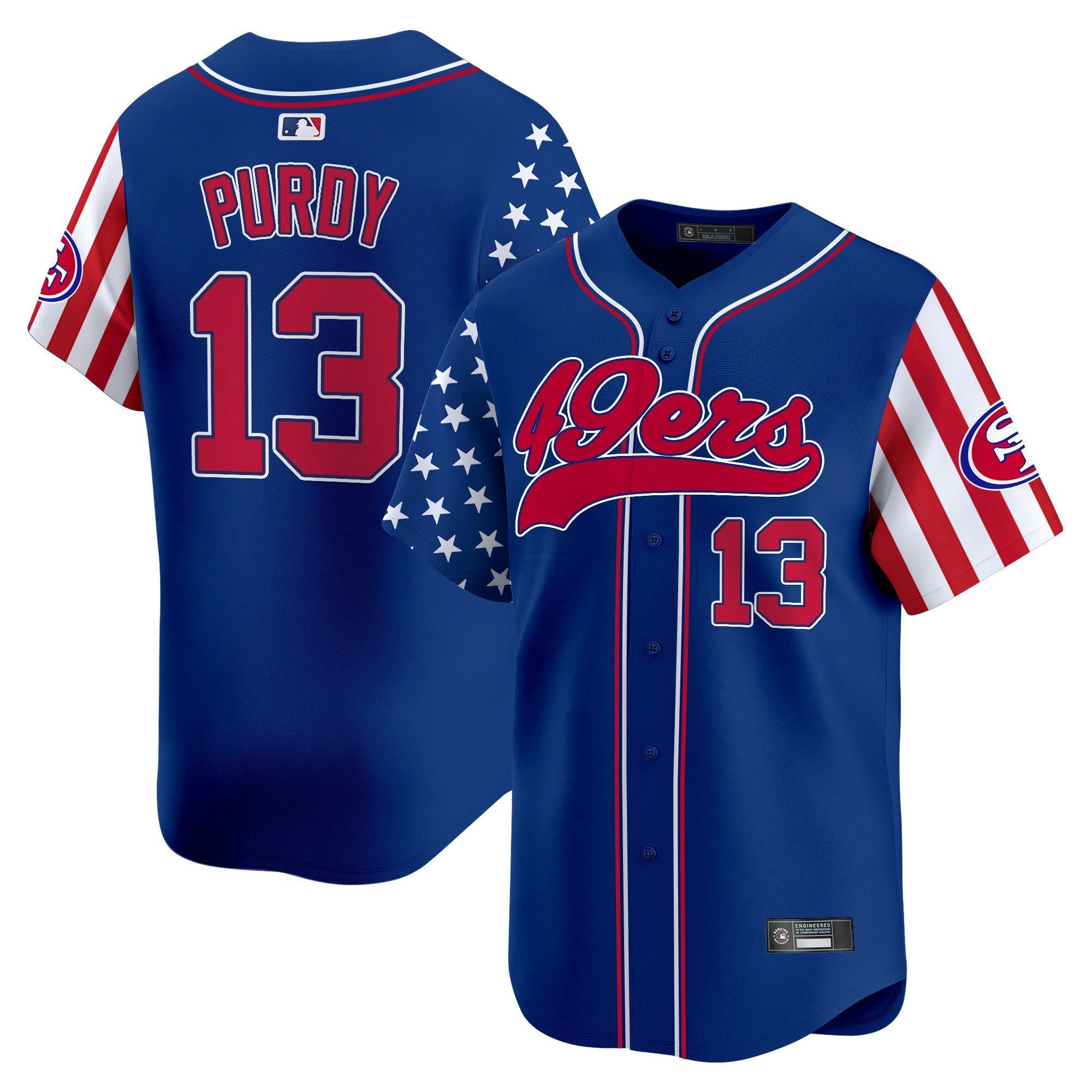 Camisa NFL Men’s San Francisco 2025 Independence Day Vapor Jersey