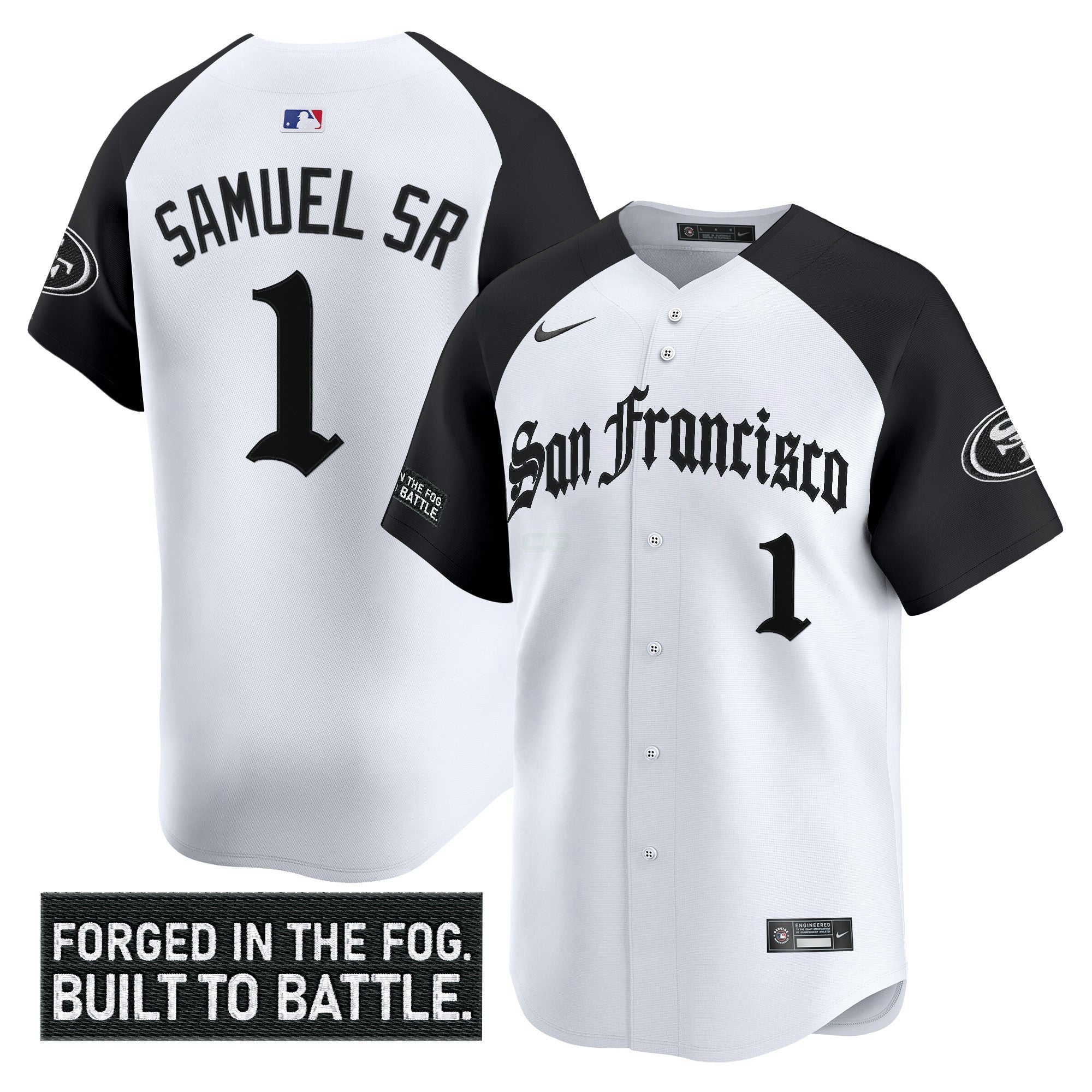 Camisa NFL Men’s San Francisco ‘Gothic Fog Edition’ Vapor Jersey