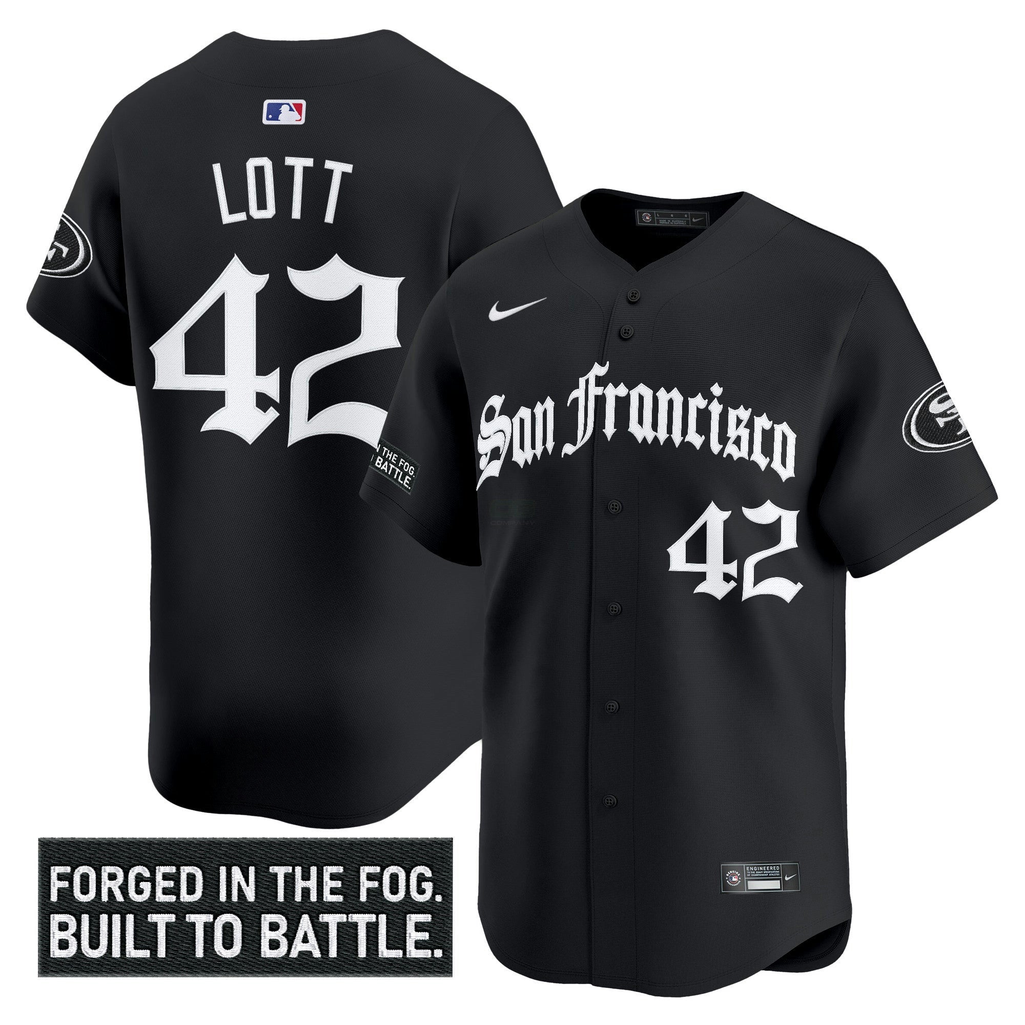 Camisa NFL Men’s San Francisco ‘Gothic Fog Edition’ Vapor Jersey