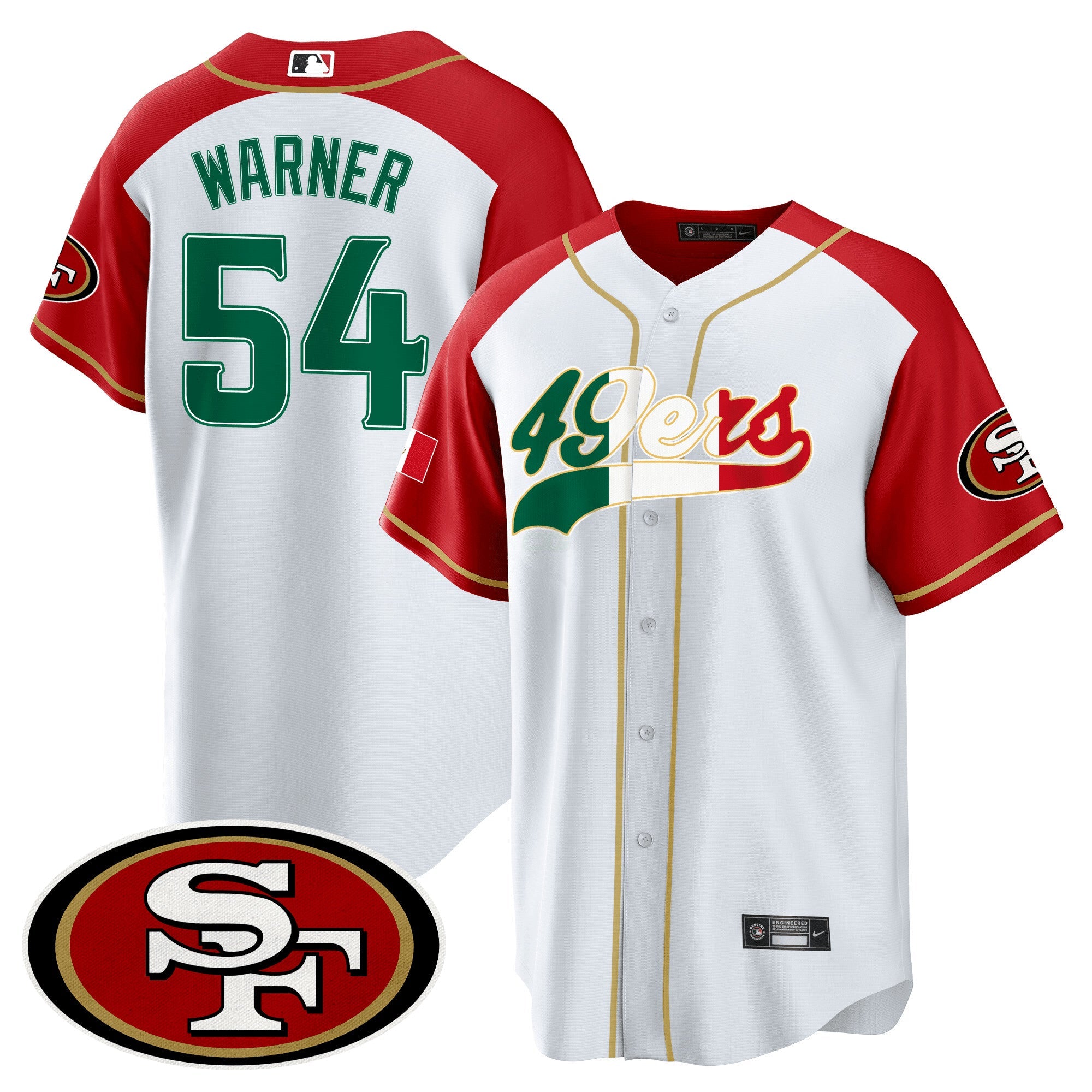Camisa NFL Men’s San Francisco Mexico Jersey