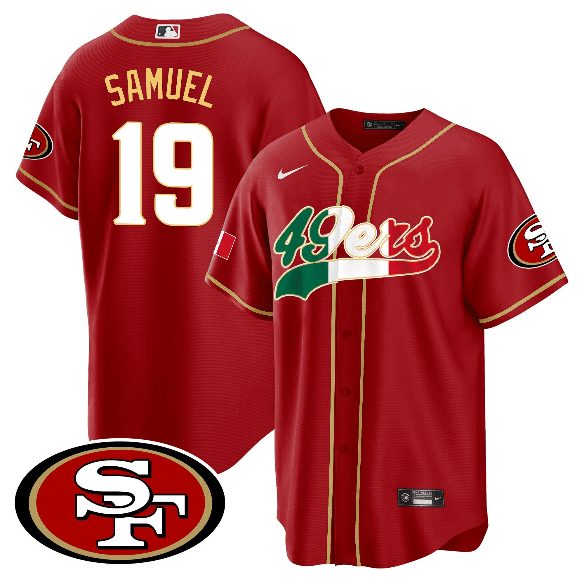 Camisa NFL Men’s San Francisco Mexico Jersey