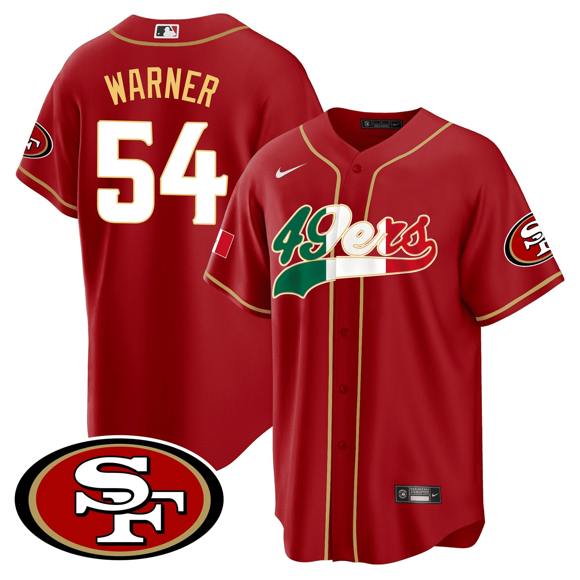 Camisa NFL Men’s San Francisco Mexico Jersey