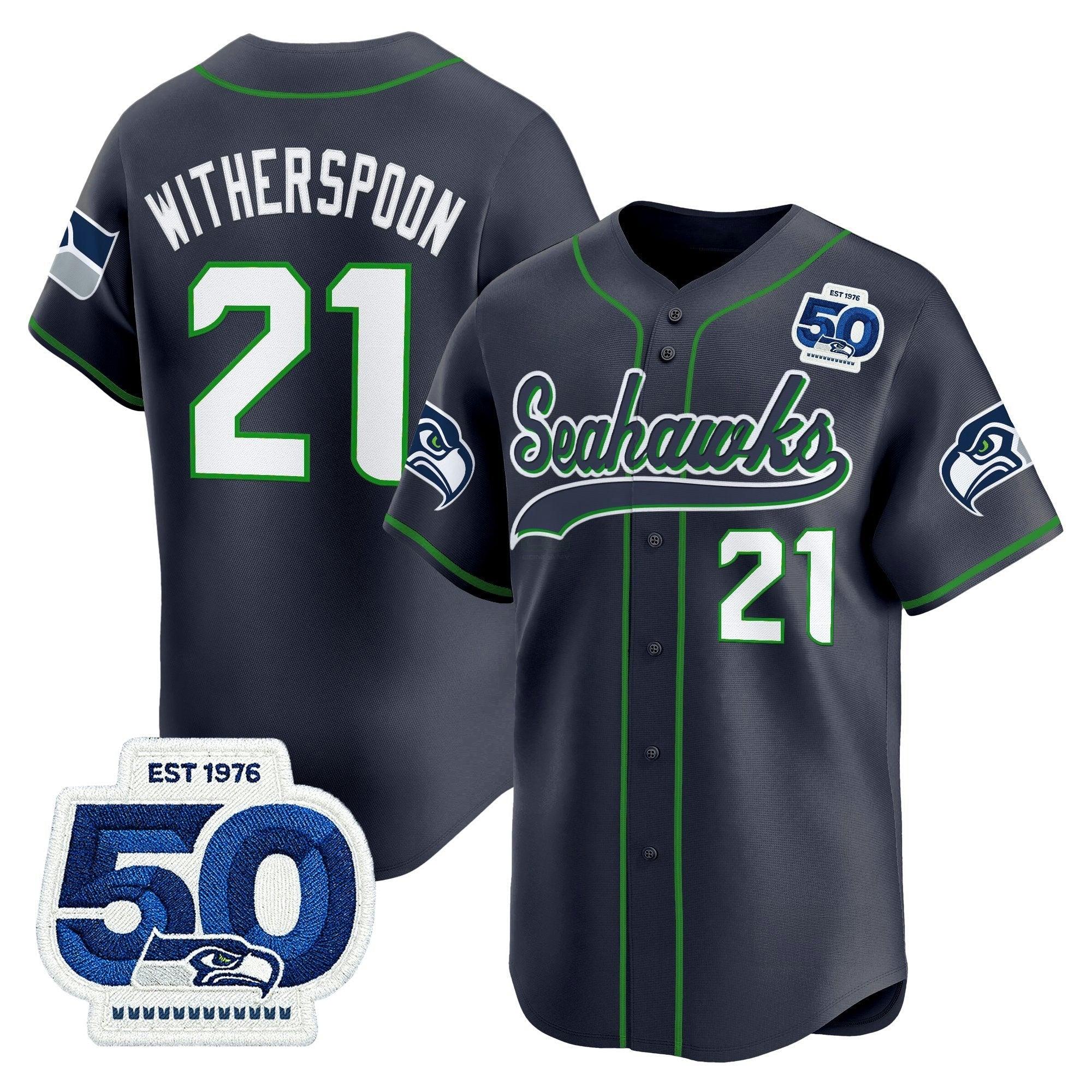Camisa NFL Men’s Seattle 50th Anniversary Vapor Jersey