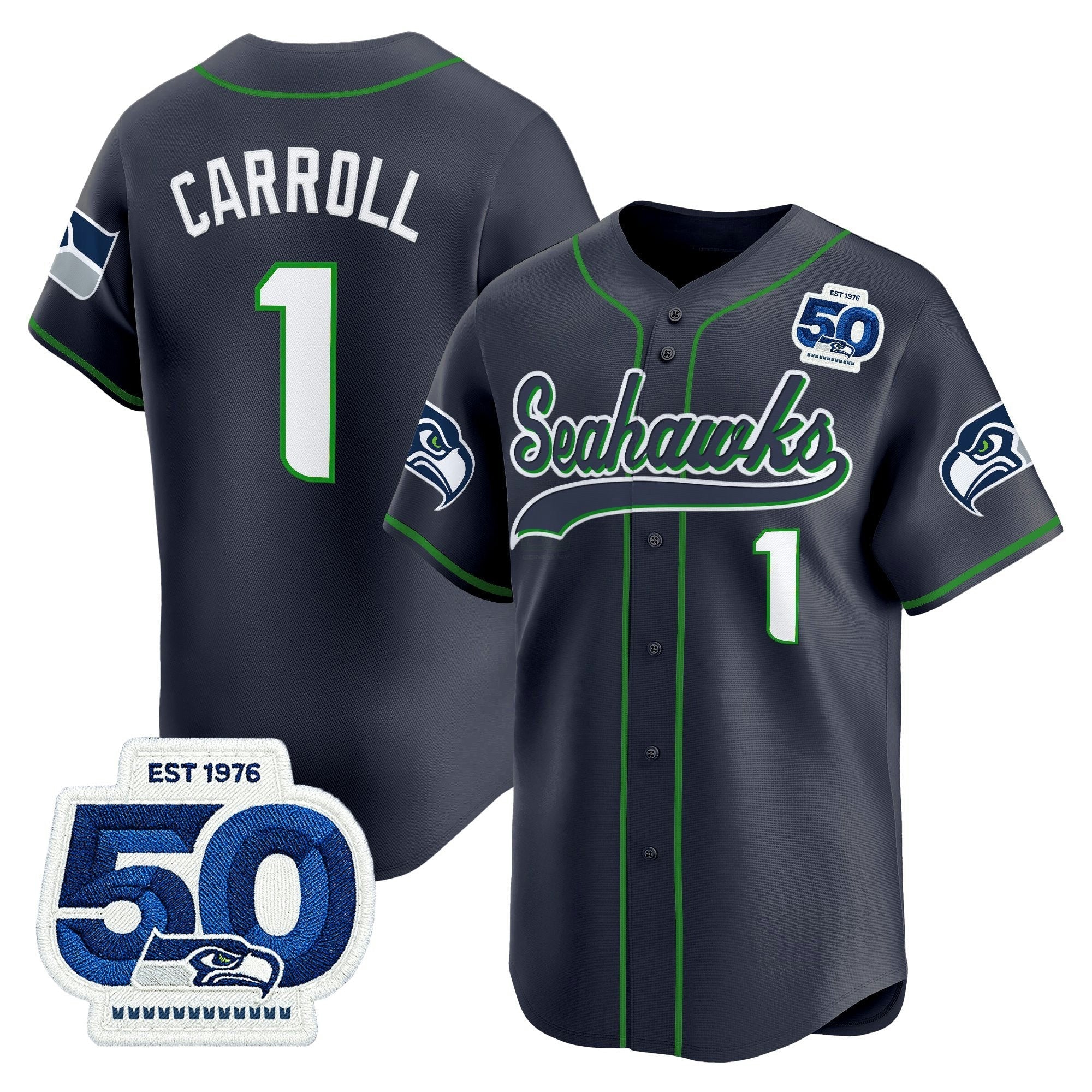 Camisa NFL Men’s Seattle 50th Anniversary Vapor Jersey