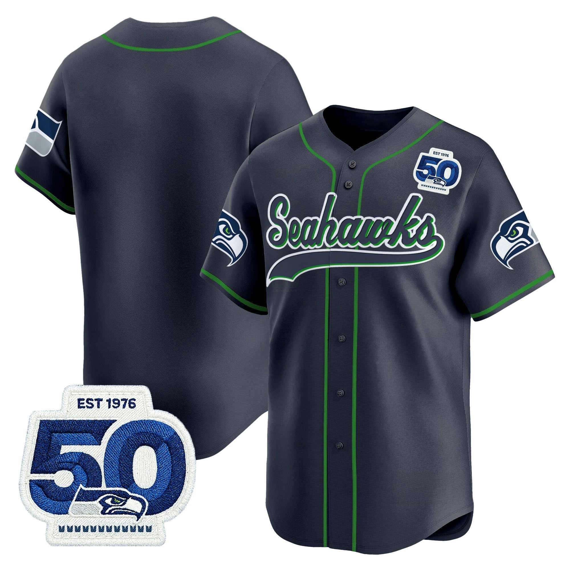Camisa NFL Men’s Seattle 50th Anniversary Vapor Jersey