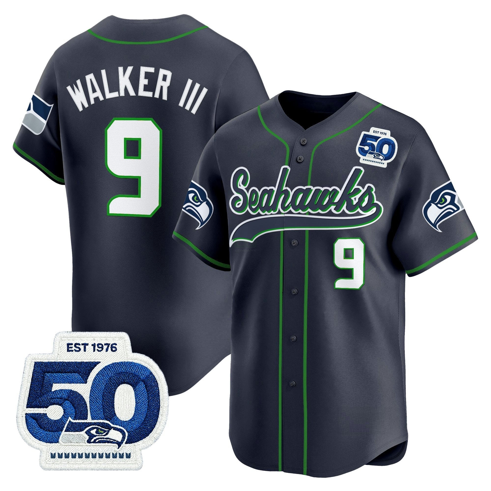 Camisa NFL Men’s Seattle 50th Anniversary Vapor Jersey
