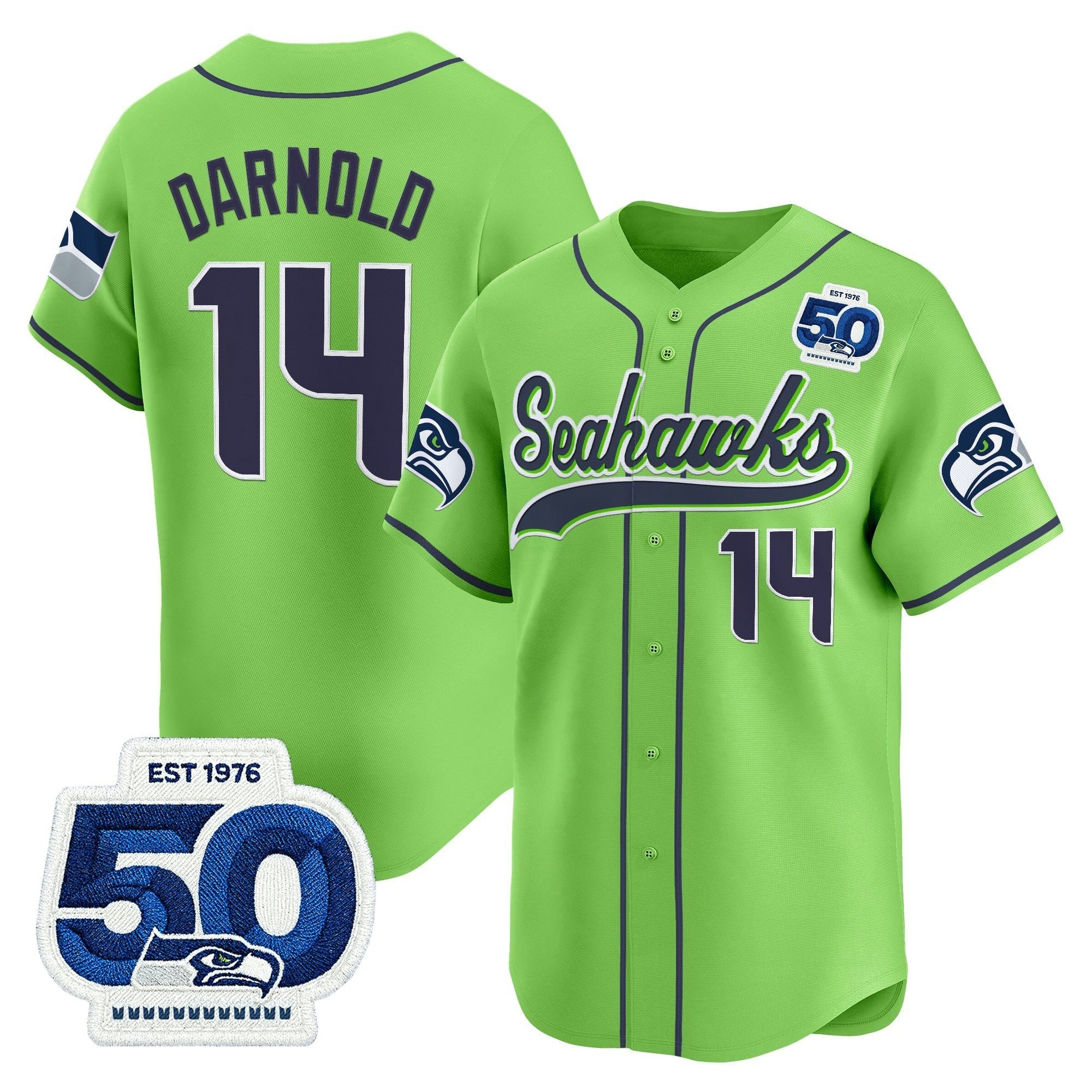 Camisa NFL Men’s Seattle 50th Anniversary Vapor Jersey