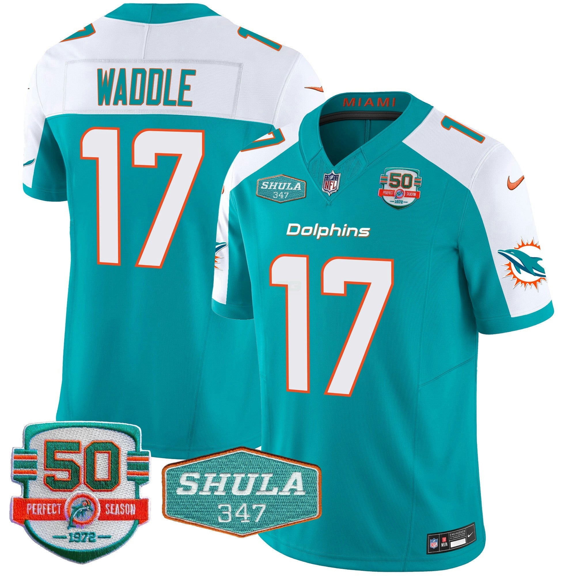 Camisa NFL Men’s Shula 347 Patch Vapor Jersey