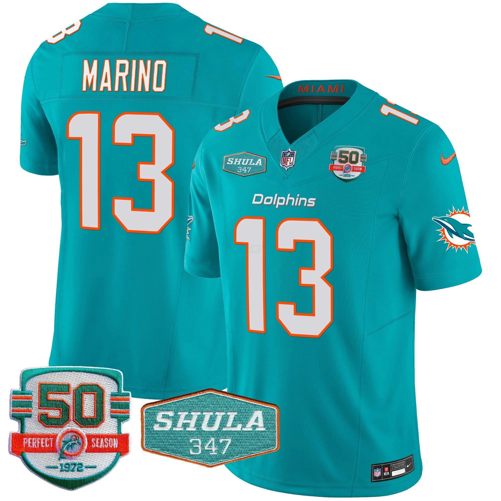 Camisa NFL Men’s Shula 347 Patch Vapor Jersey