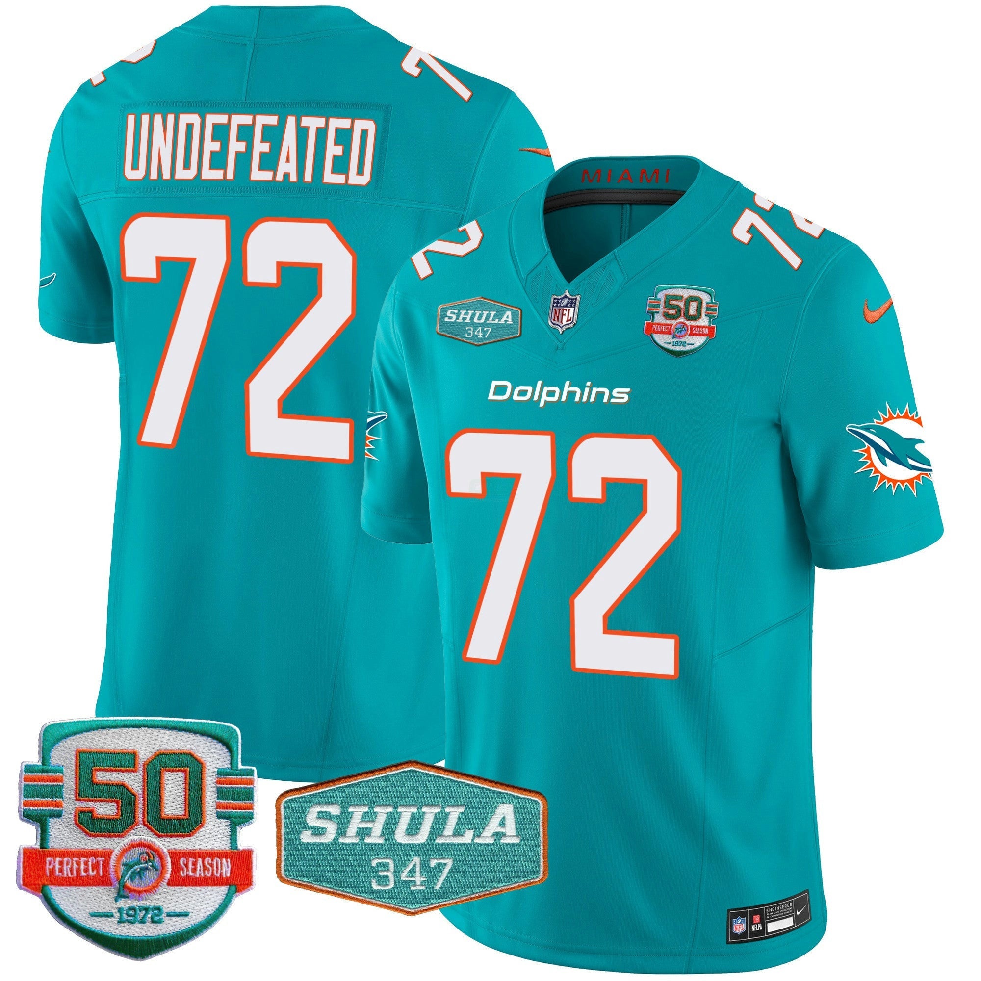Camisa NFL Men’s Shula 347 Patch Vapor Limited Jersey V2
