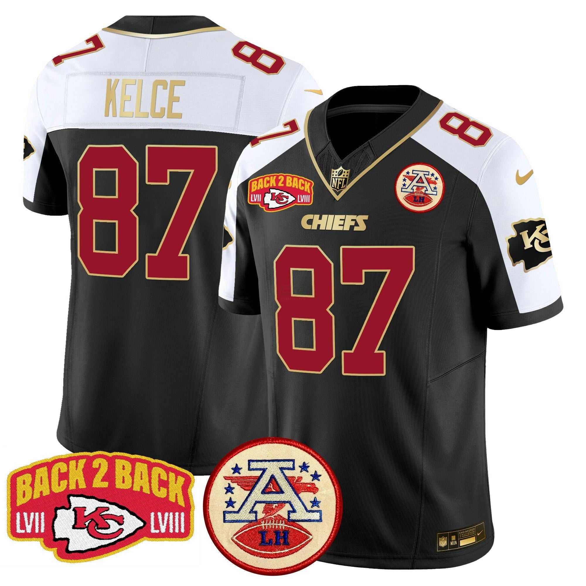 Camisa NFL Men’s Super Back 2 Back Patch Vapor Limited Jersey