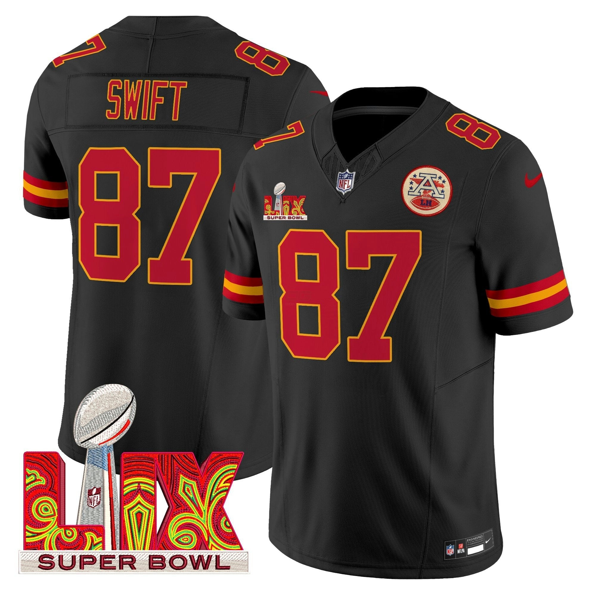 Camisa NFL Men’s Super Bowl LIX Patch Vapor Limited Jersey