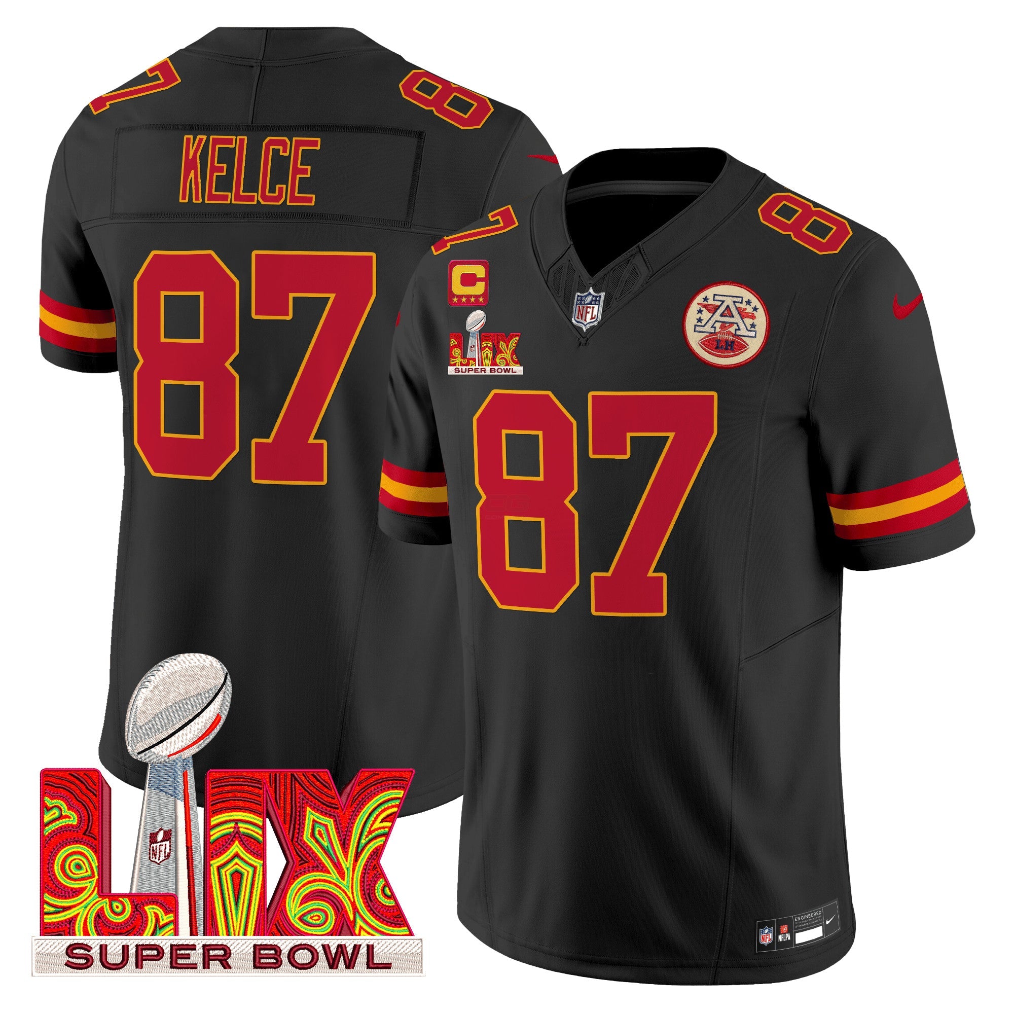 Camisa NFL Men’s Super Bowl LIX Patch Vapor Limited Jersey