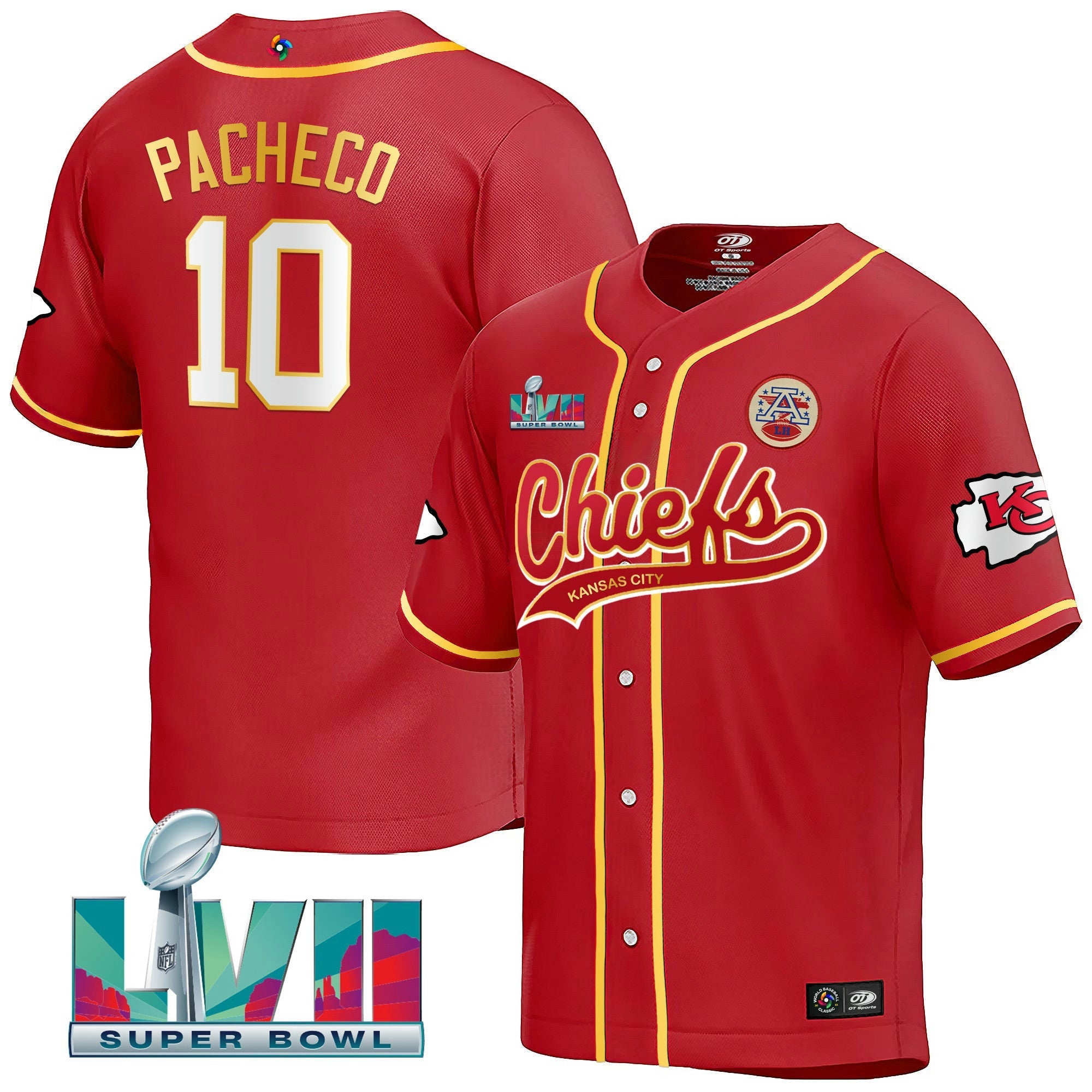 Camisa NFL Men’s Super Bowl LVII 2023 World Baseball Classic Jersey V2