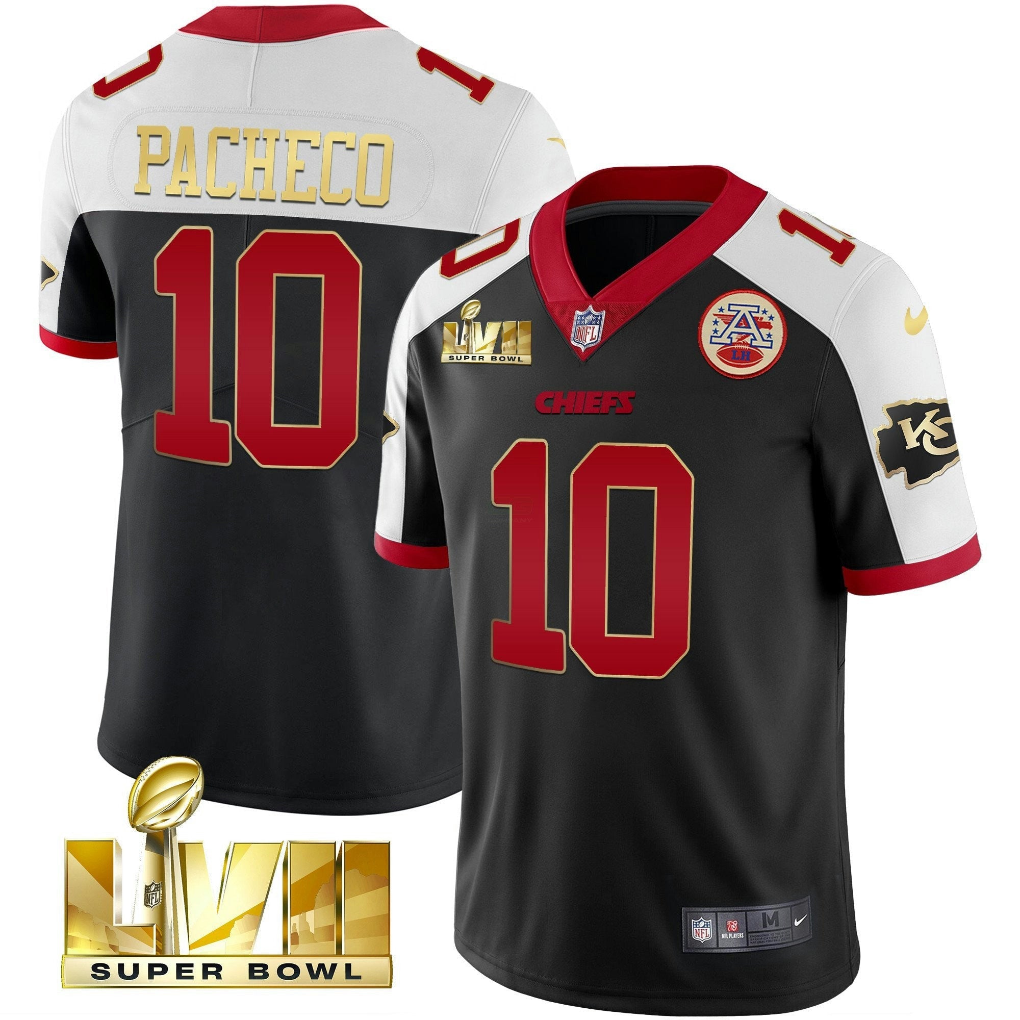 Camisa NFL Men’s Super Bowl LVII Alternativa Dourada Vapor Jersey