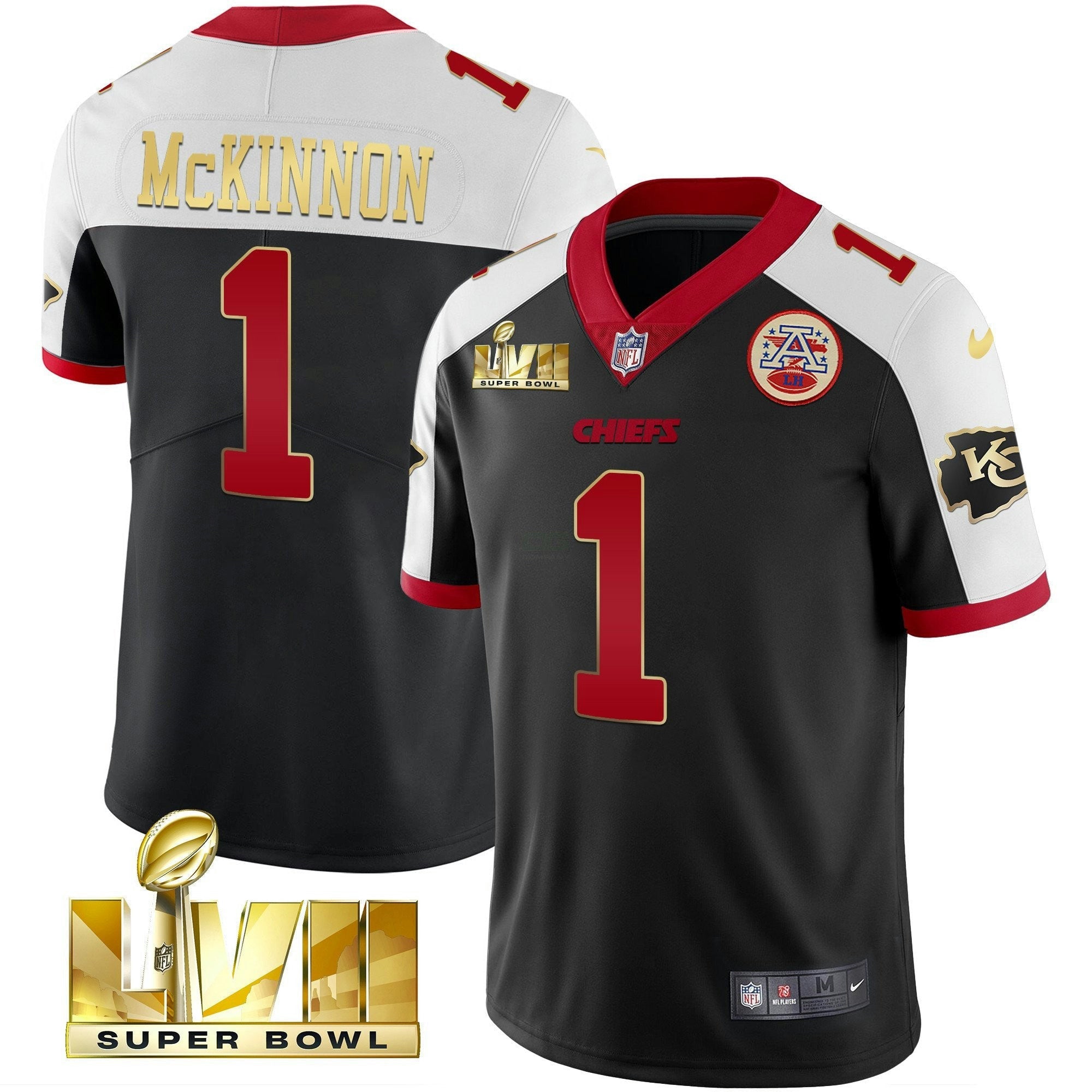 Camisa NFL Men’s Super Bowl LVII Alternativa Dourada Vapor Jersey