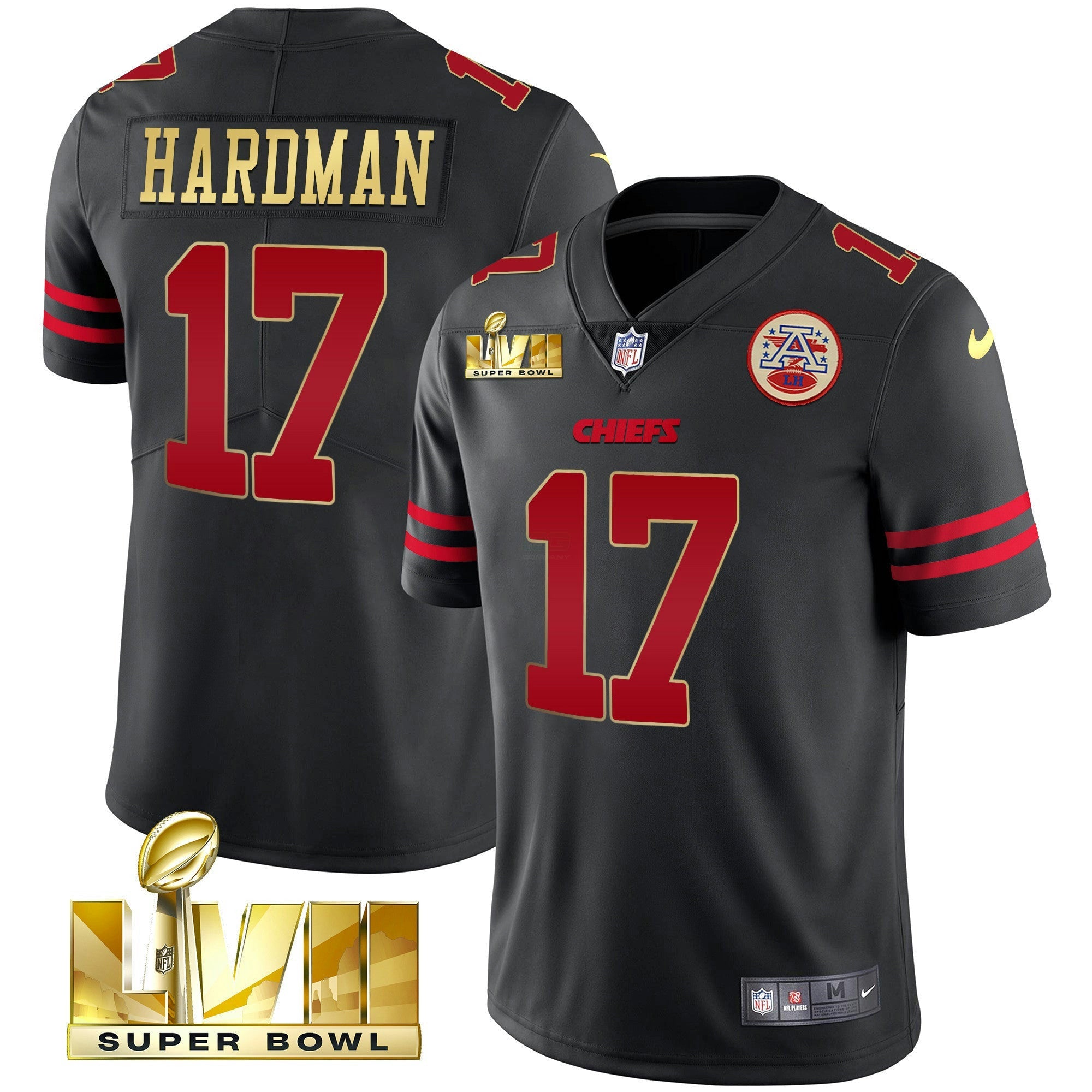 Camisa NFL Men’s Super Bowl LVII Dourada Trim Vapor Jersey