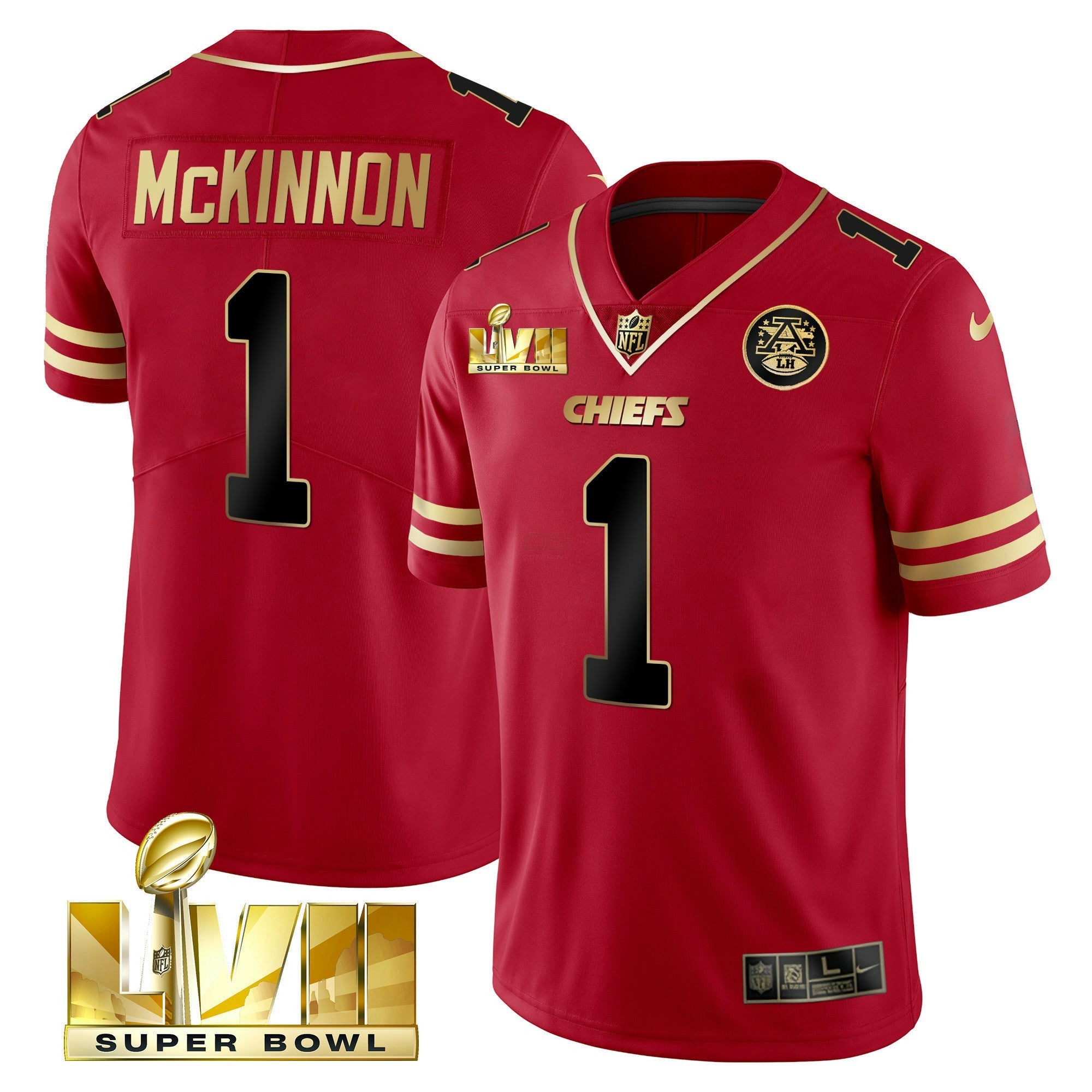 Camisa NFL Men’s Super Bowl LVII Dourada Trim Vapor Jersey