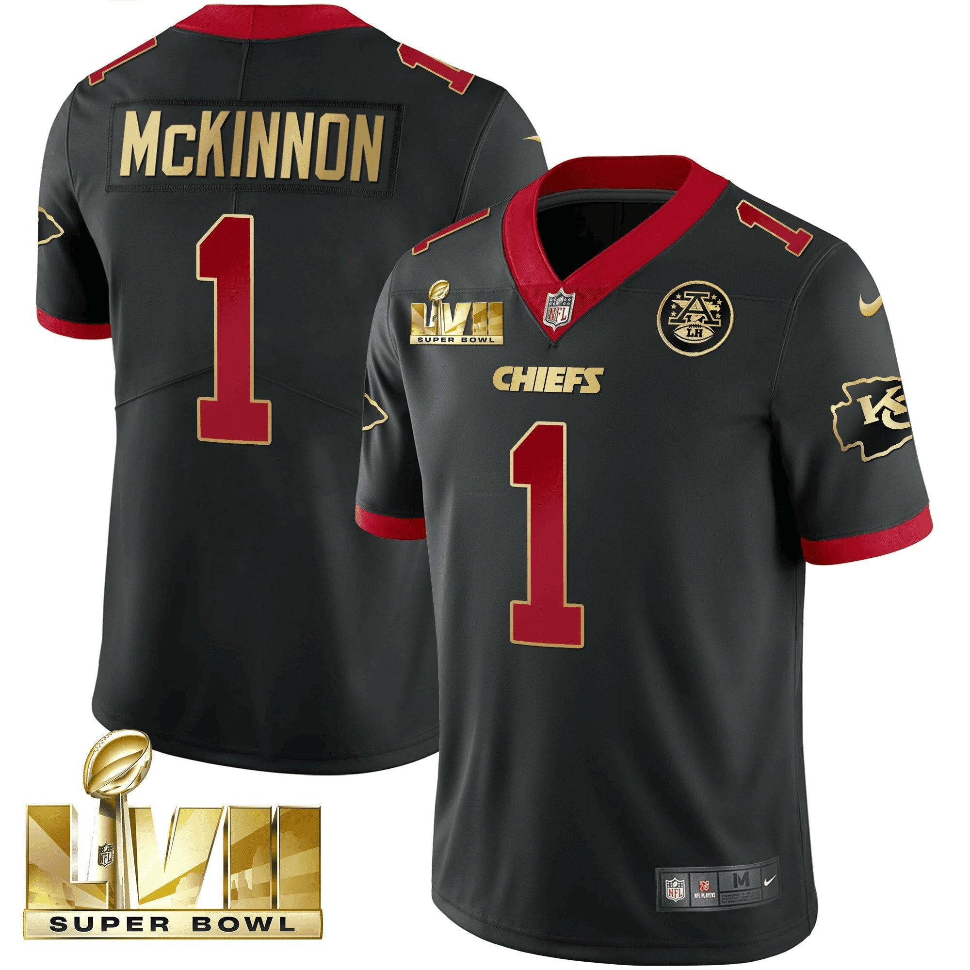 Camisa NFL Men’s Super Bowl LVII Dourada Trim Vapor V2 Jersey