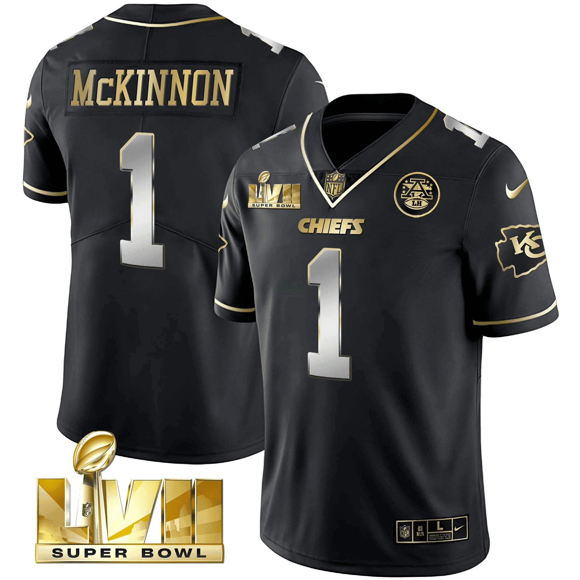 Camisa NFL Men’s Super Bowl LVII Dourada Trim Vapor V2 Jersey