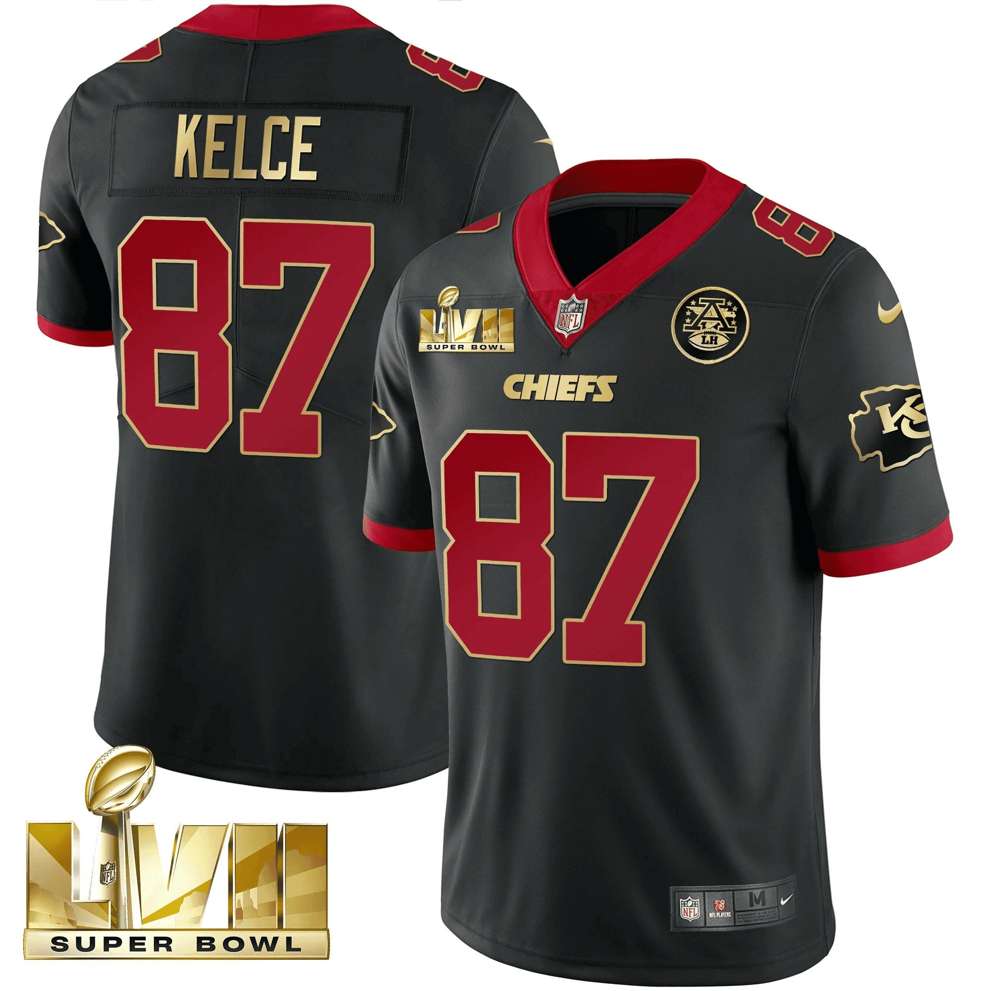 Camisa NFL Men’s Super Bowl LVII Dourada Trim Vapor V2 Jersey