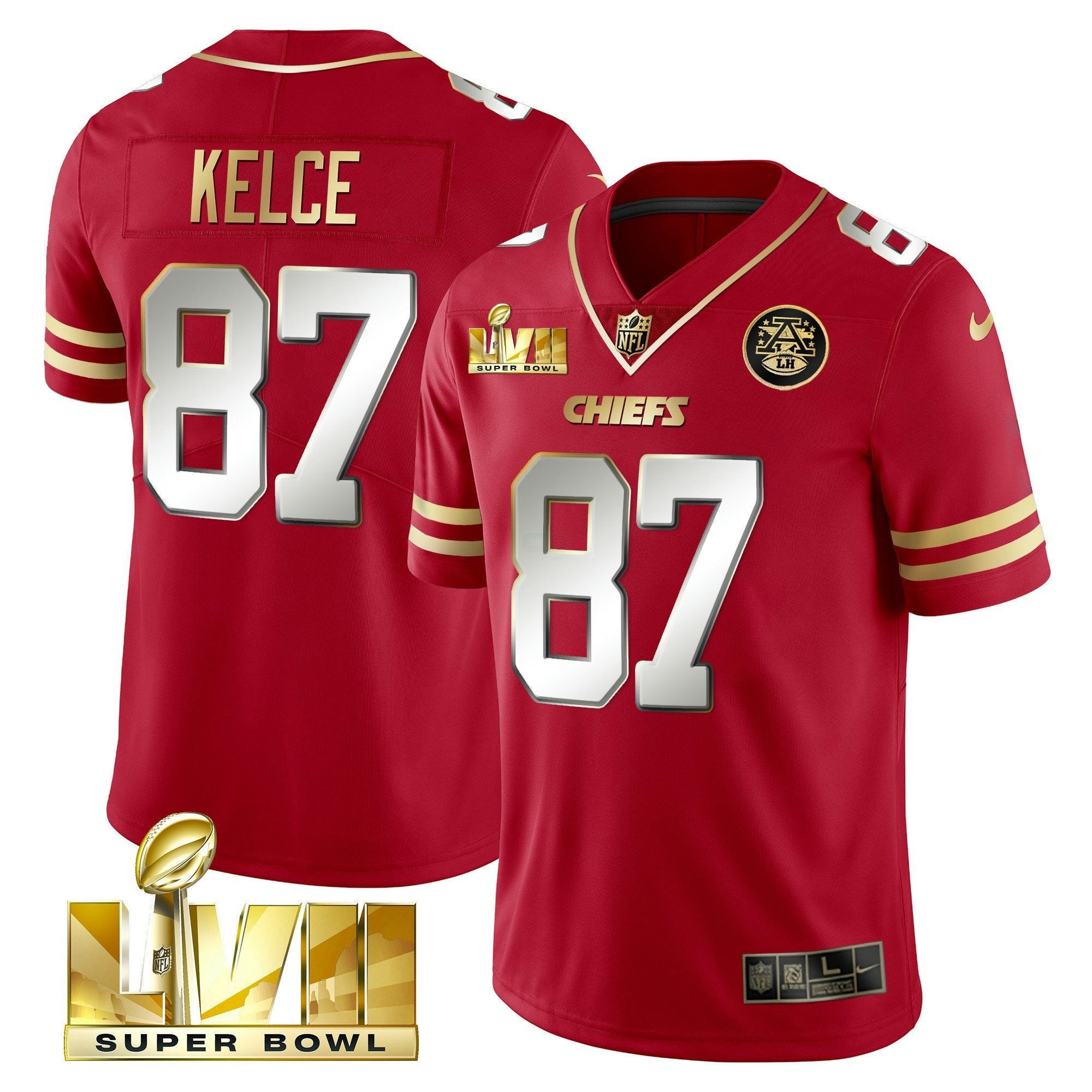 Camisa NFL Men’s Super Bowl LVII Dourada Vapor Limited Jersey