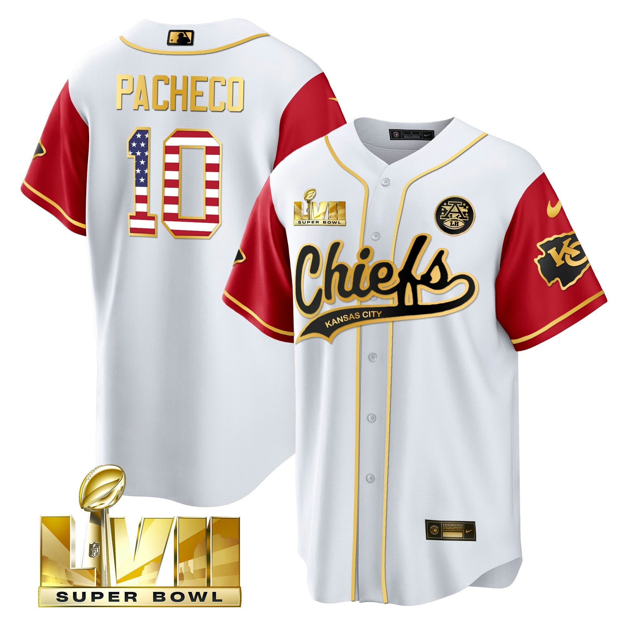Camisa NFL Men’s Super Bowl LVII Flag Cool Base Jersey
