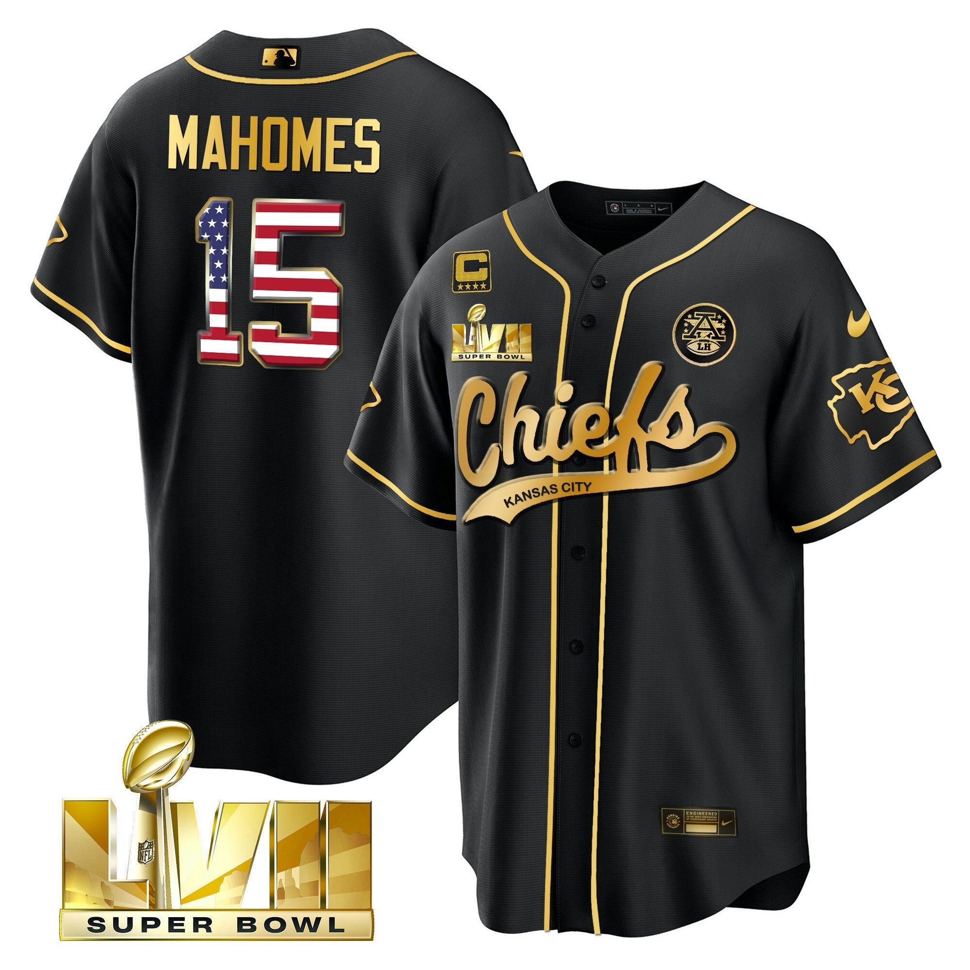 Camisa NFL Men’s Super Bowl LVII Flag Cool Base Jersey